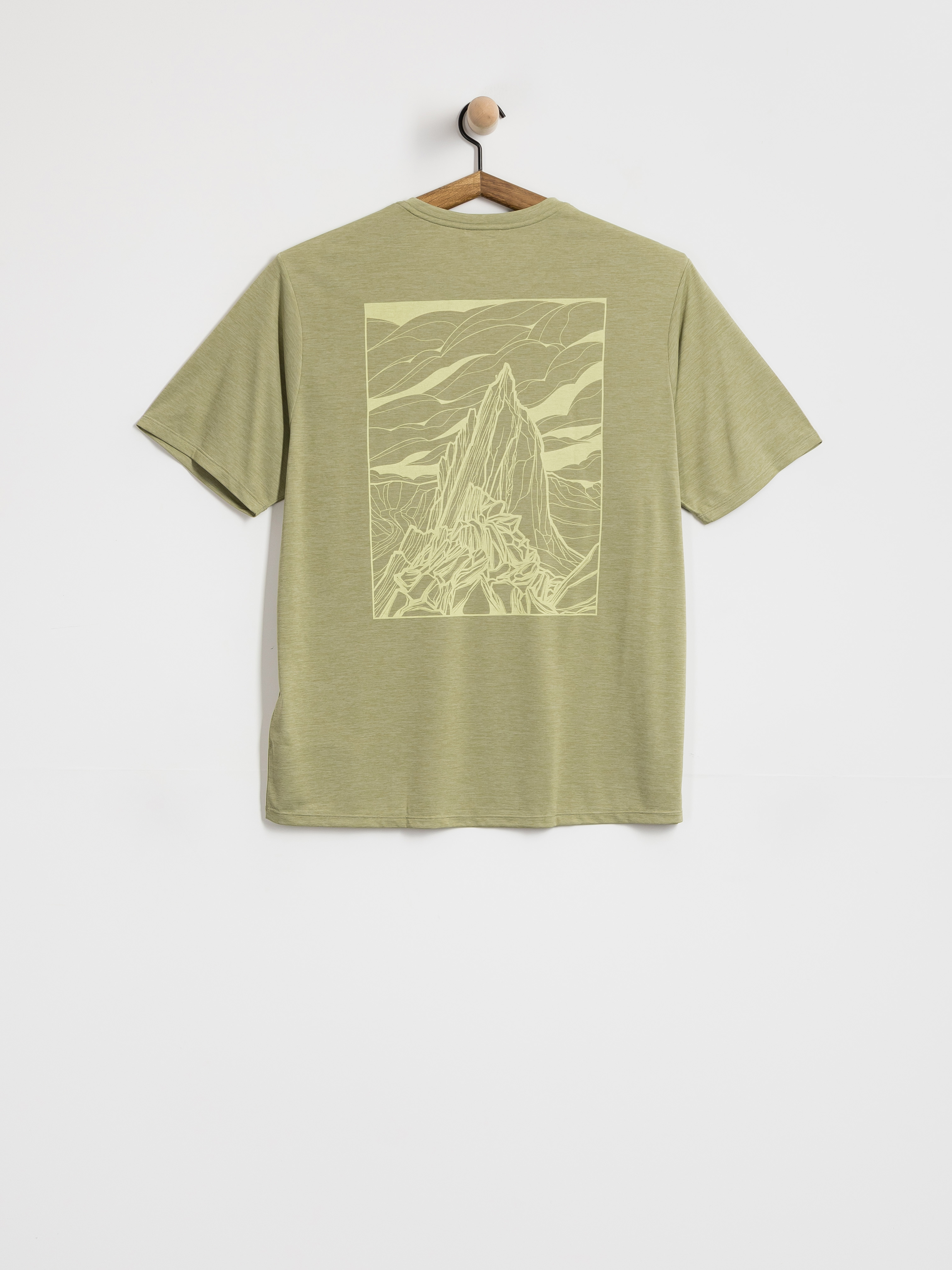 Tricou Patagonia Cap Cool Daily Cloud Crag (gumtree green light gumtree green x dye)