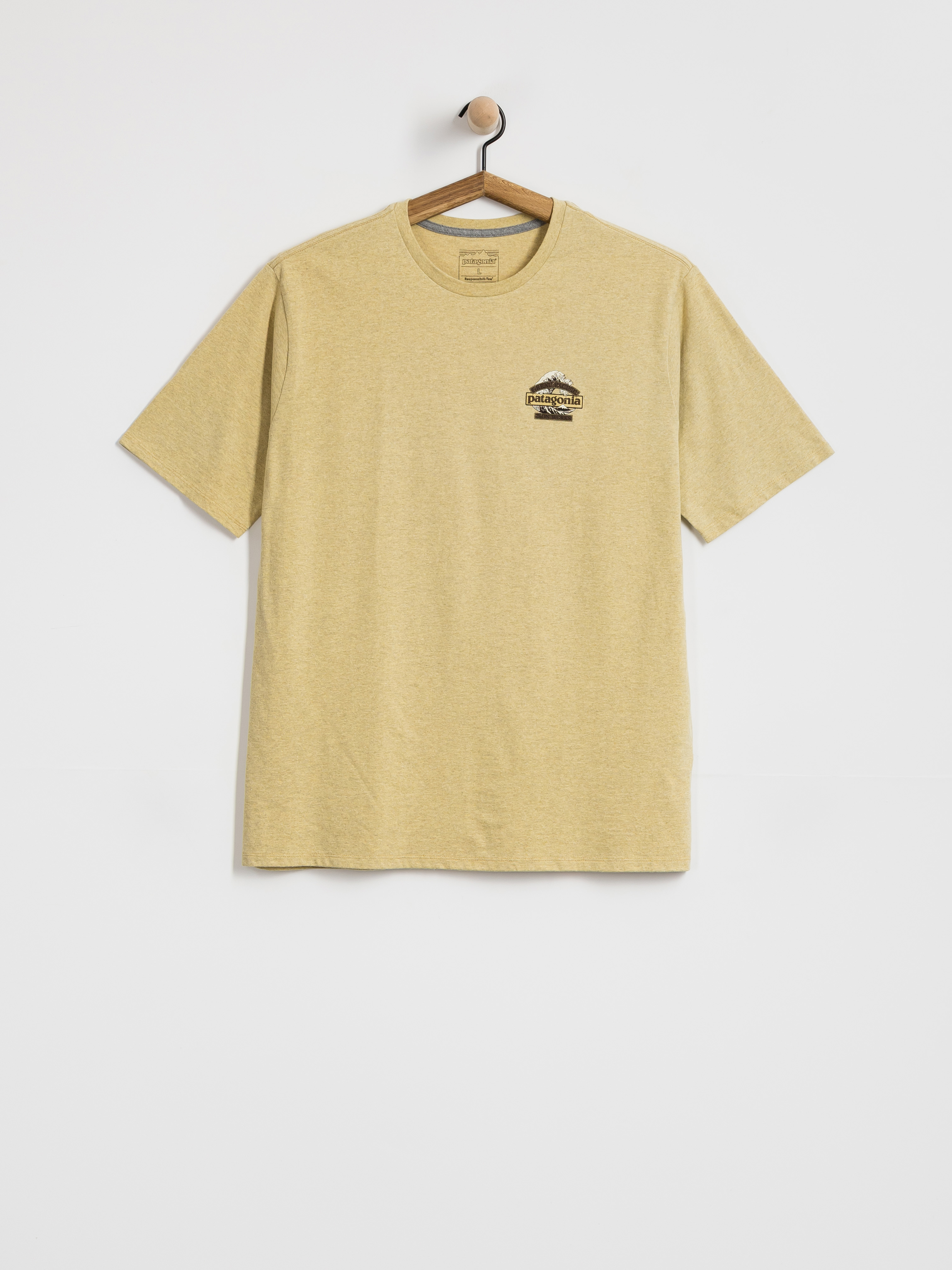 Tricou Patagonia Great Waves Responsibili (lynx tan)