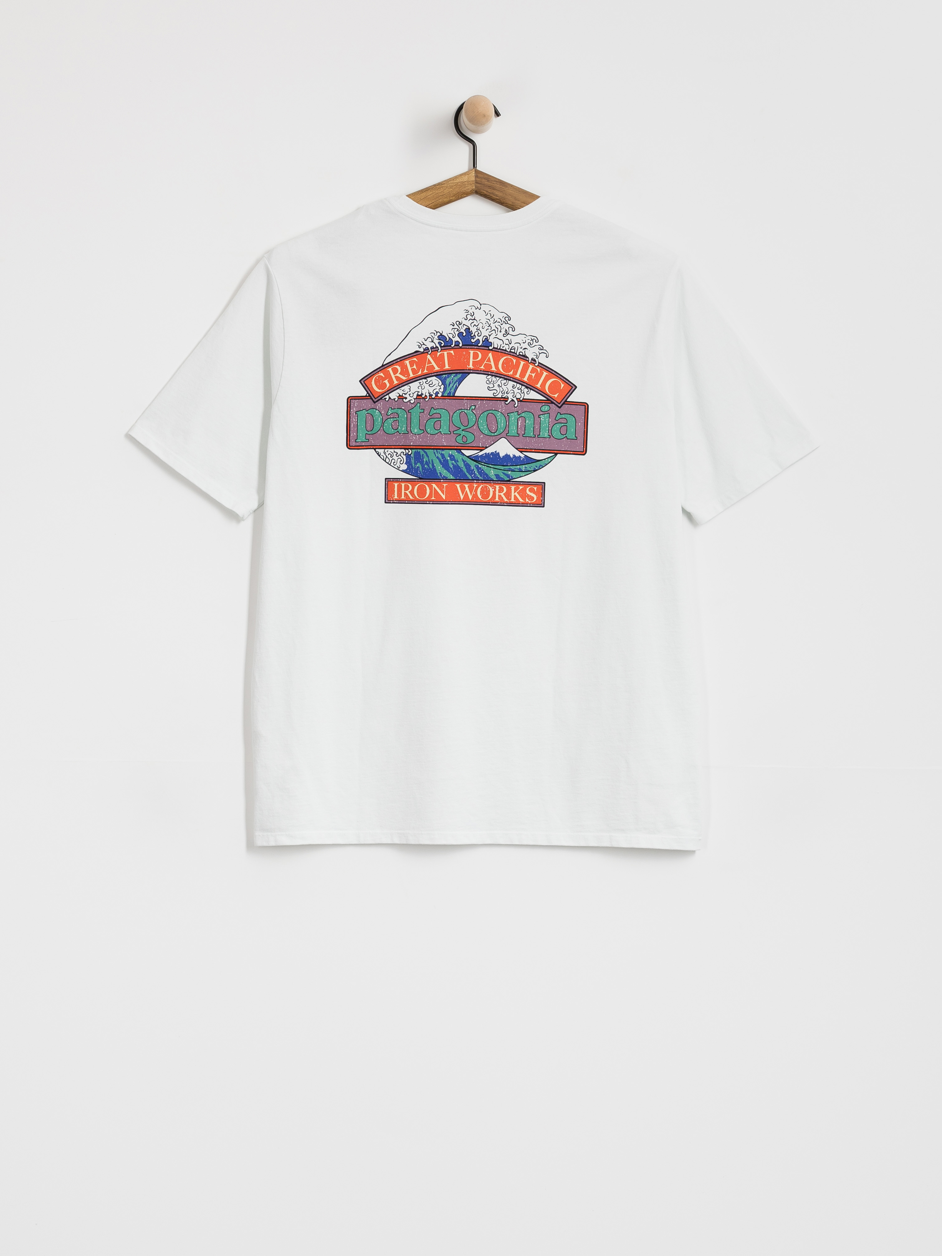 Tricou Patagonia Great Waves Responsibili (fiber white)