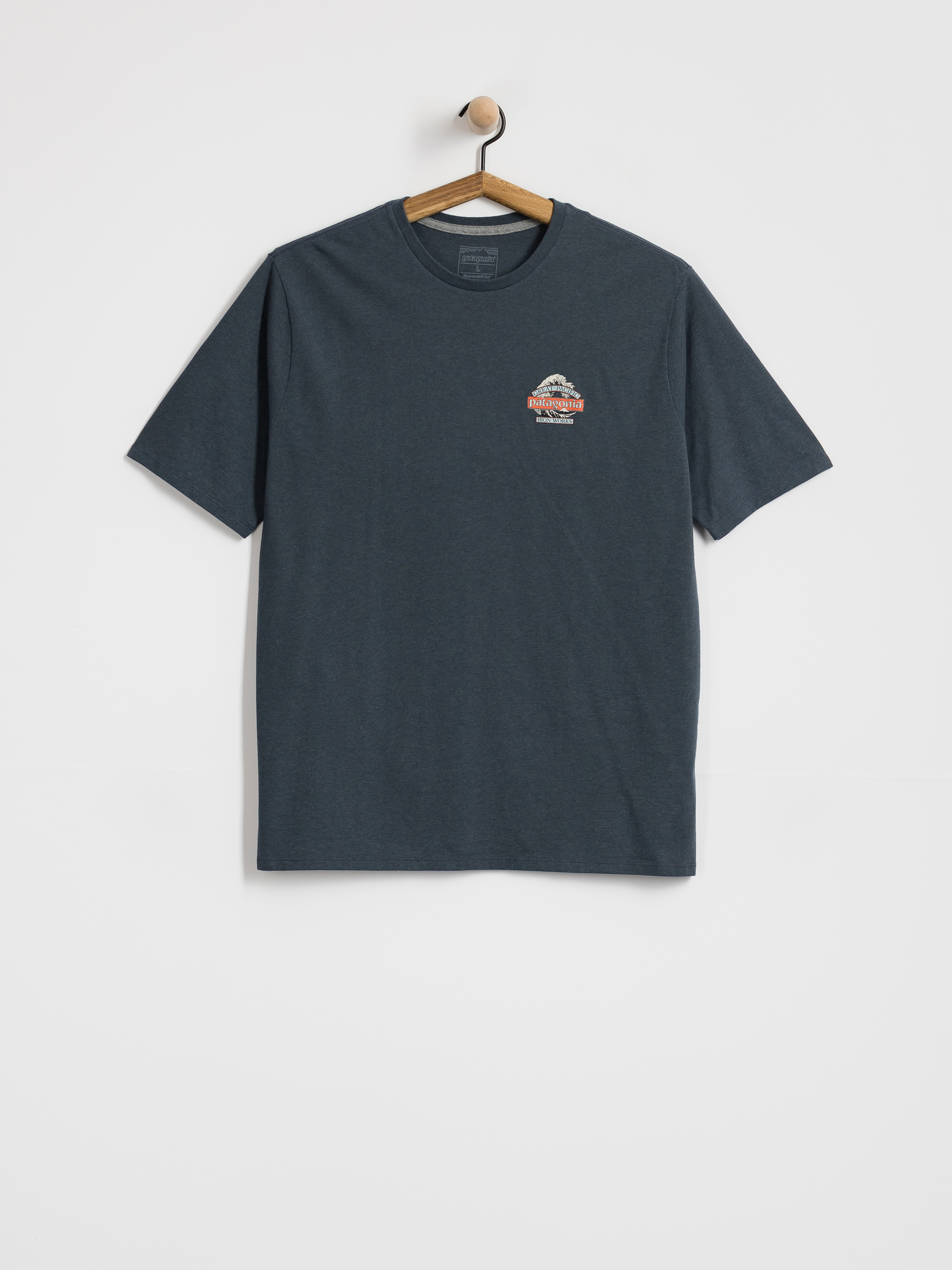 Tricou Patagonia Great Waves Responsibili (summit blue)