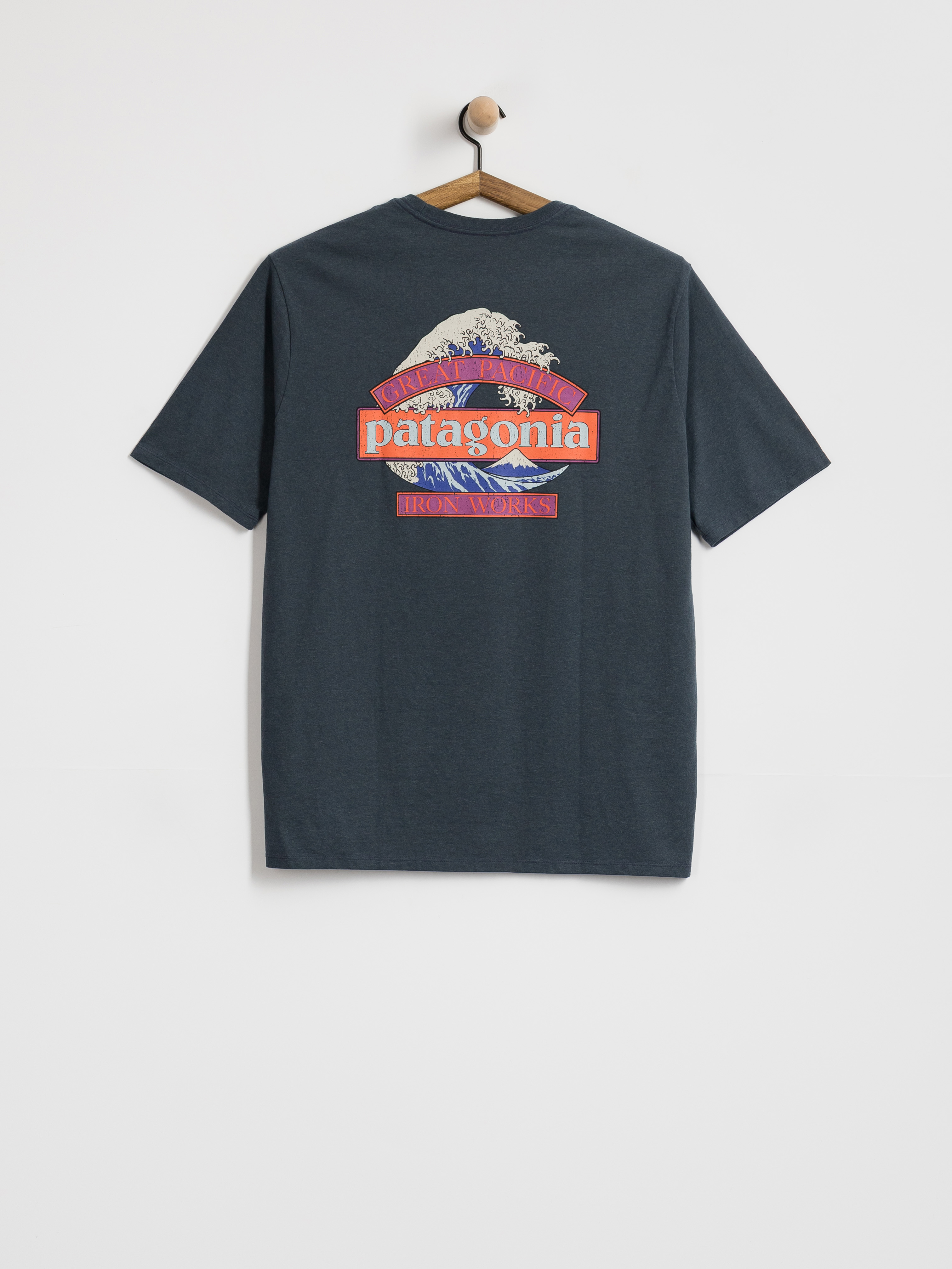 Tricou Patagonia Great Waves Responsibili (summit blue)