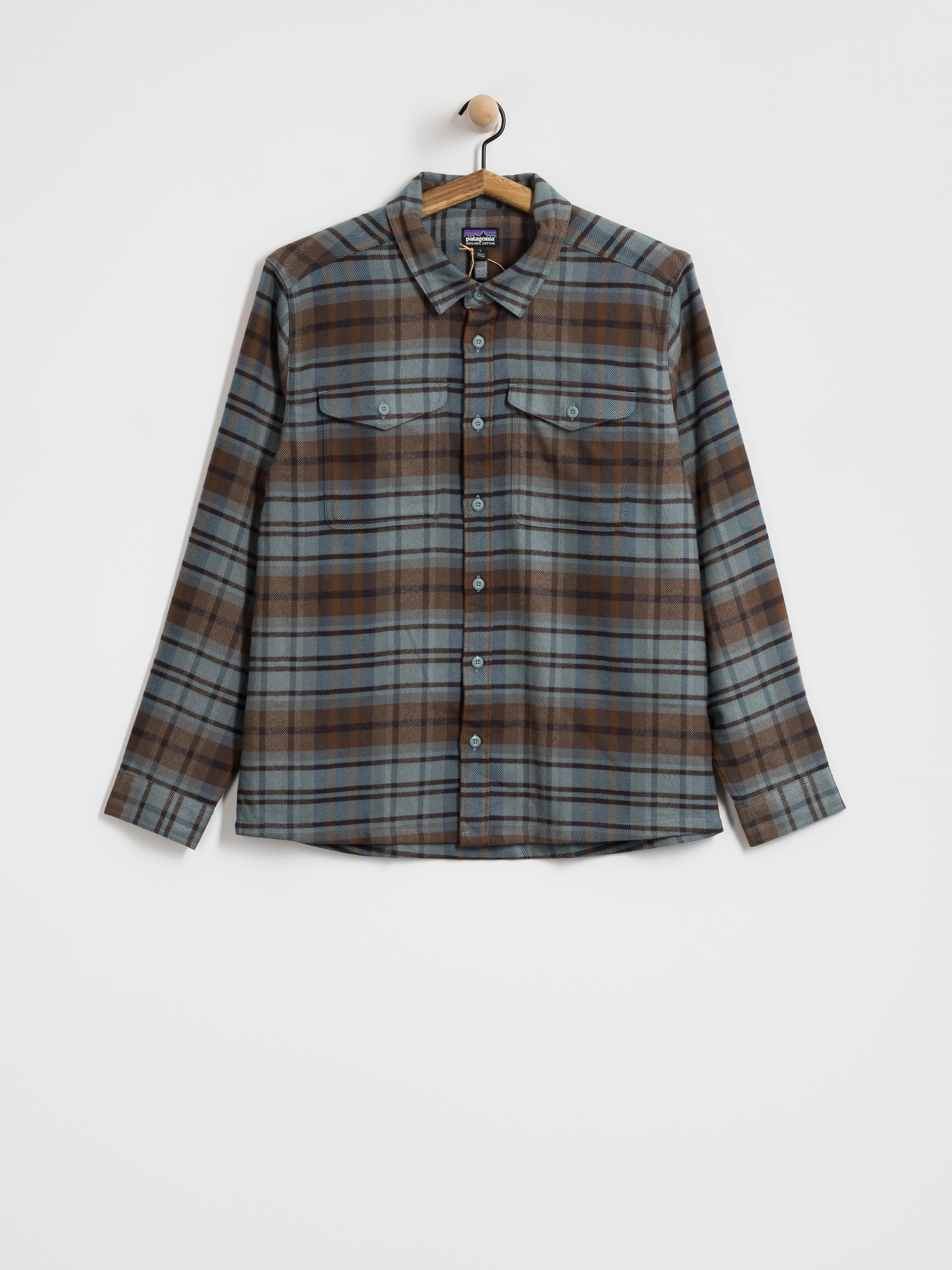 Cămașă Patagonia Fjord Flannel (rising storm blue sage)