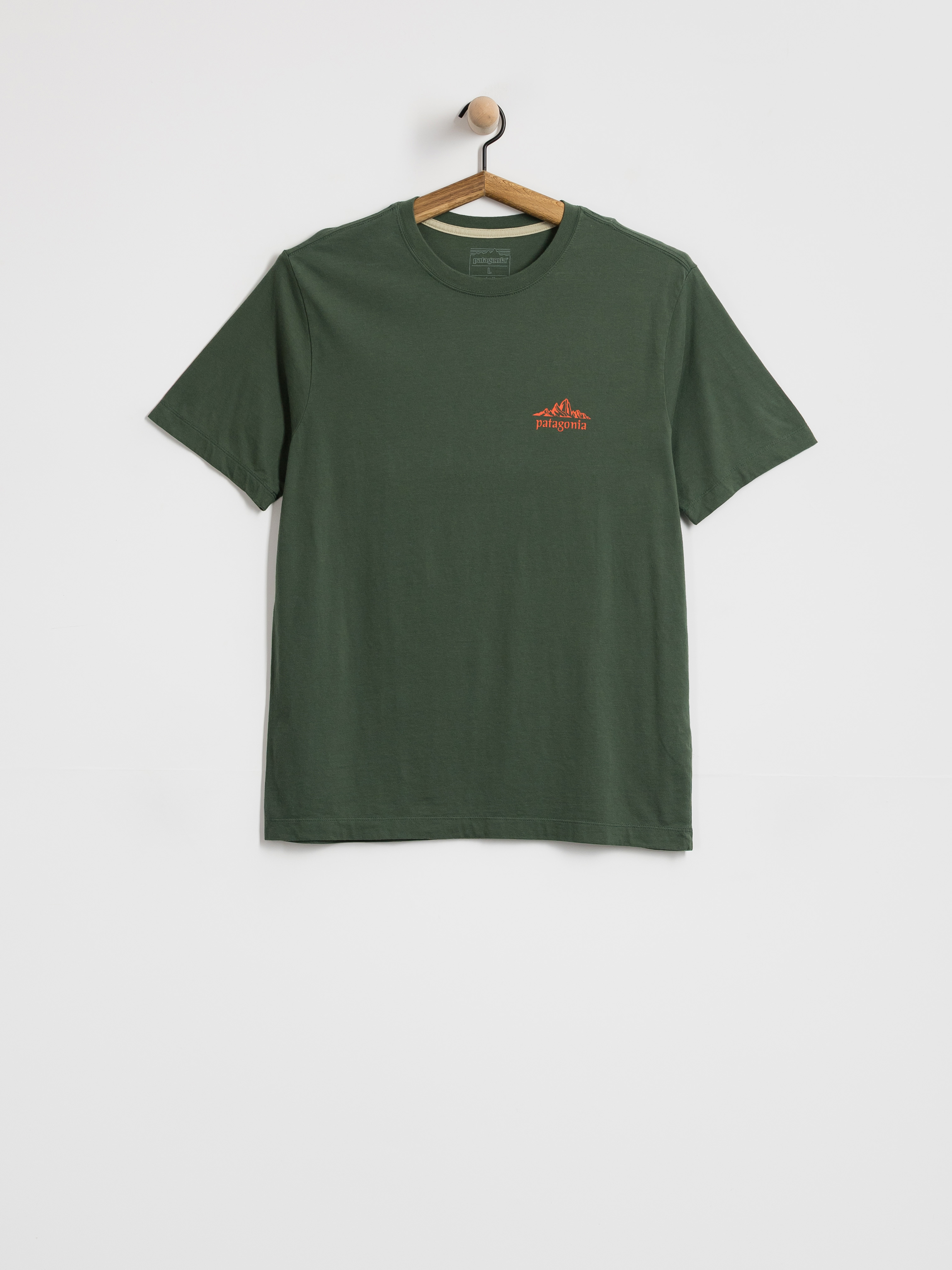 Tricou Patagonia Cloud Crag (canopy green)