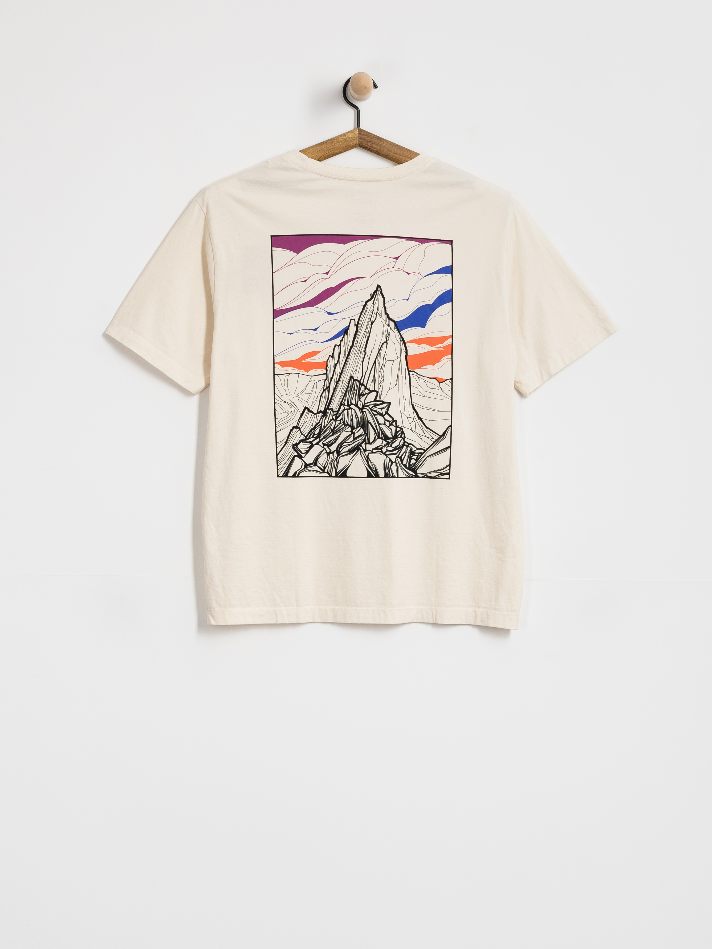 Tricou Patagonia Cloud Crag (undyed natural)