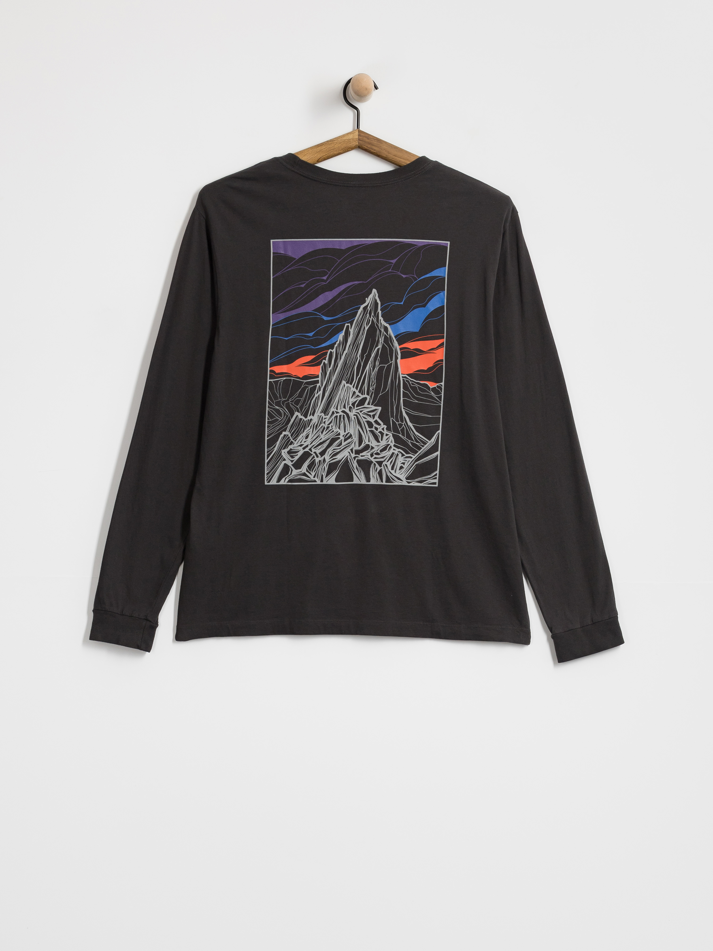 Longsleeve Patagonia Cloud Crag (ink black)