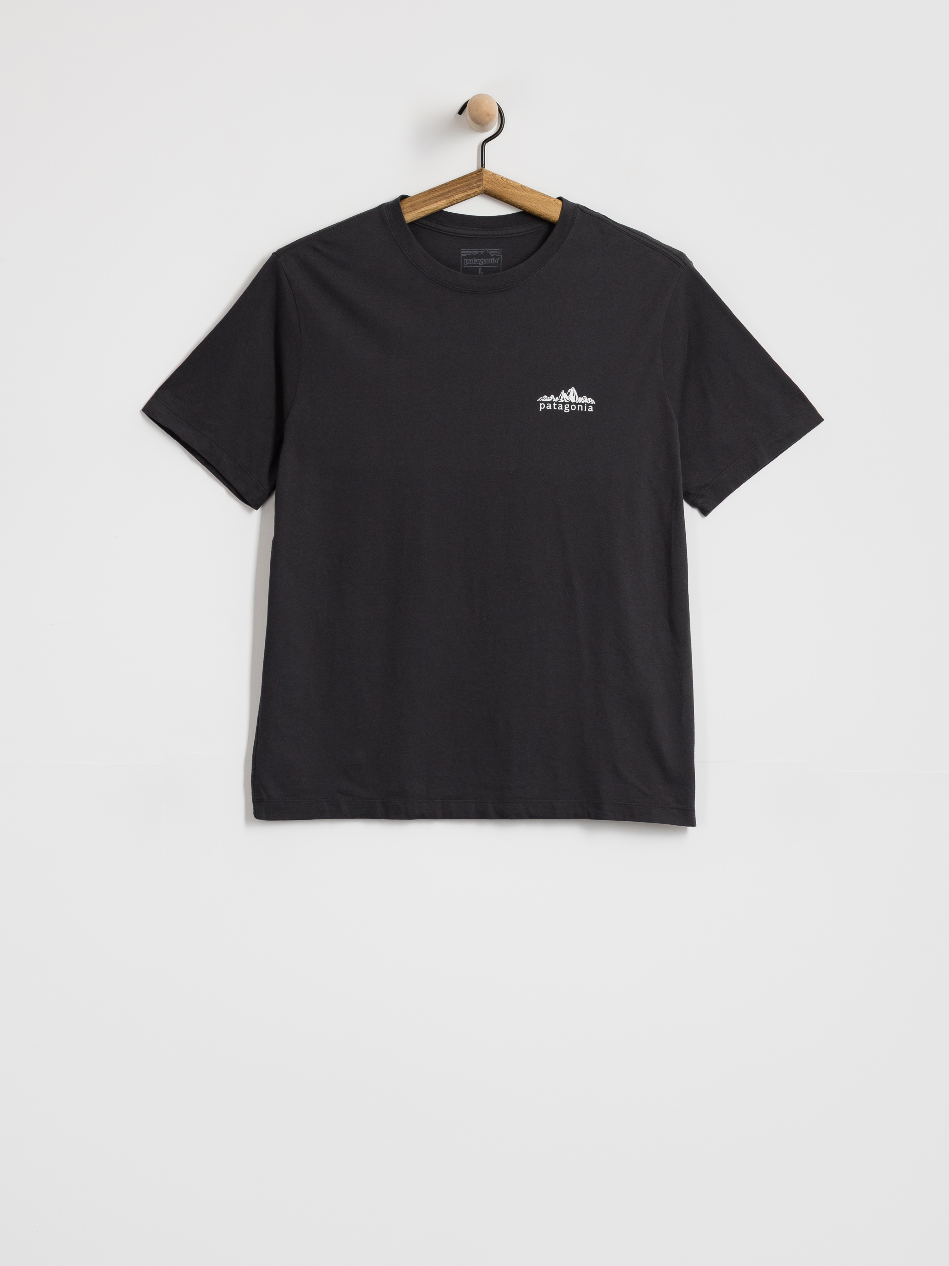 Tricou Patagonia Fitz Roy Foothills (ink black)