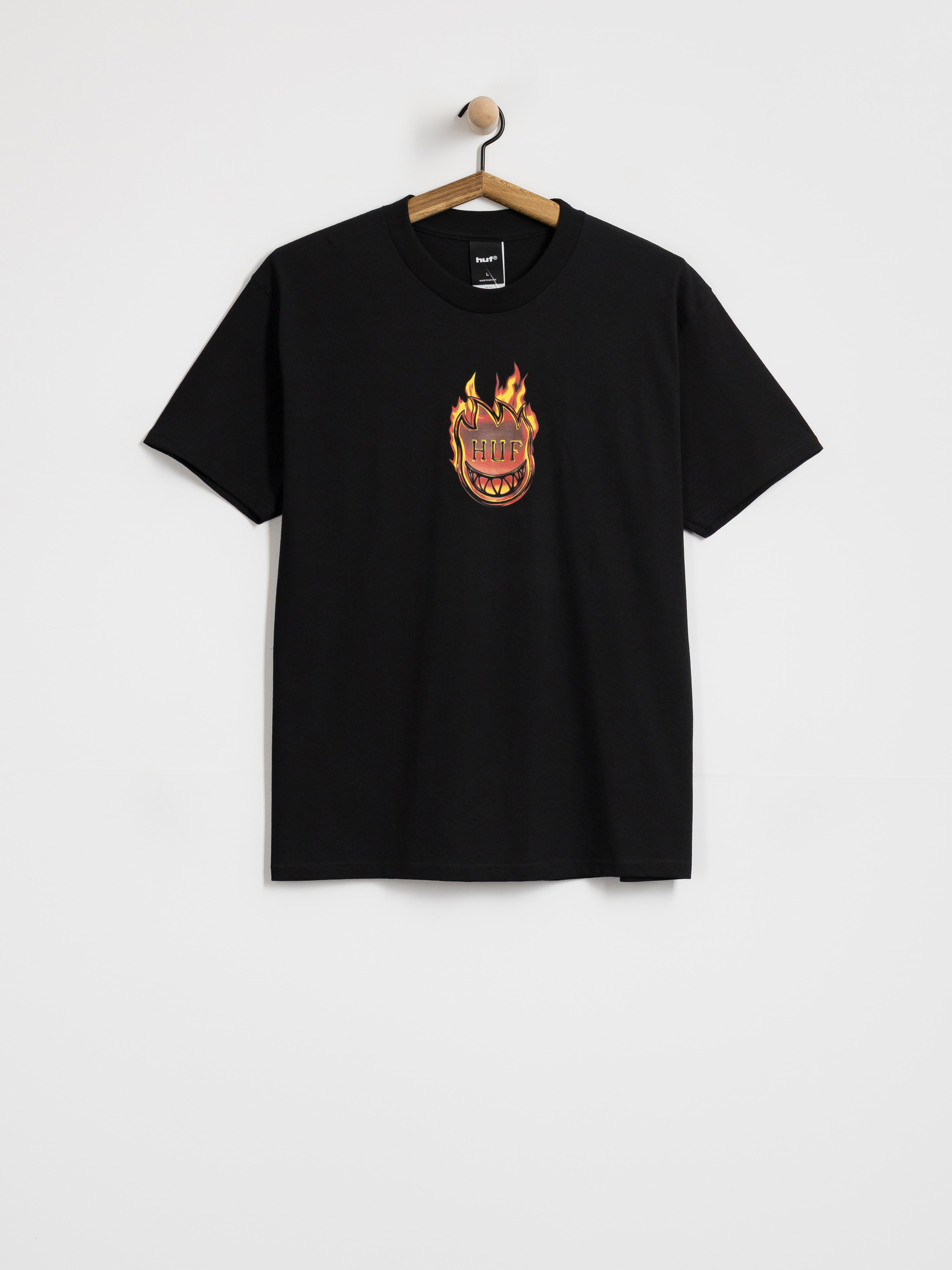Tricou HUF X Spitfire Flame Galaxies (black)