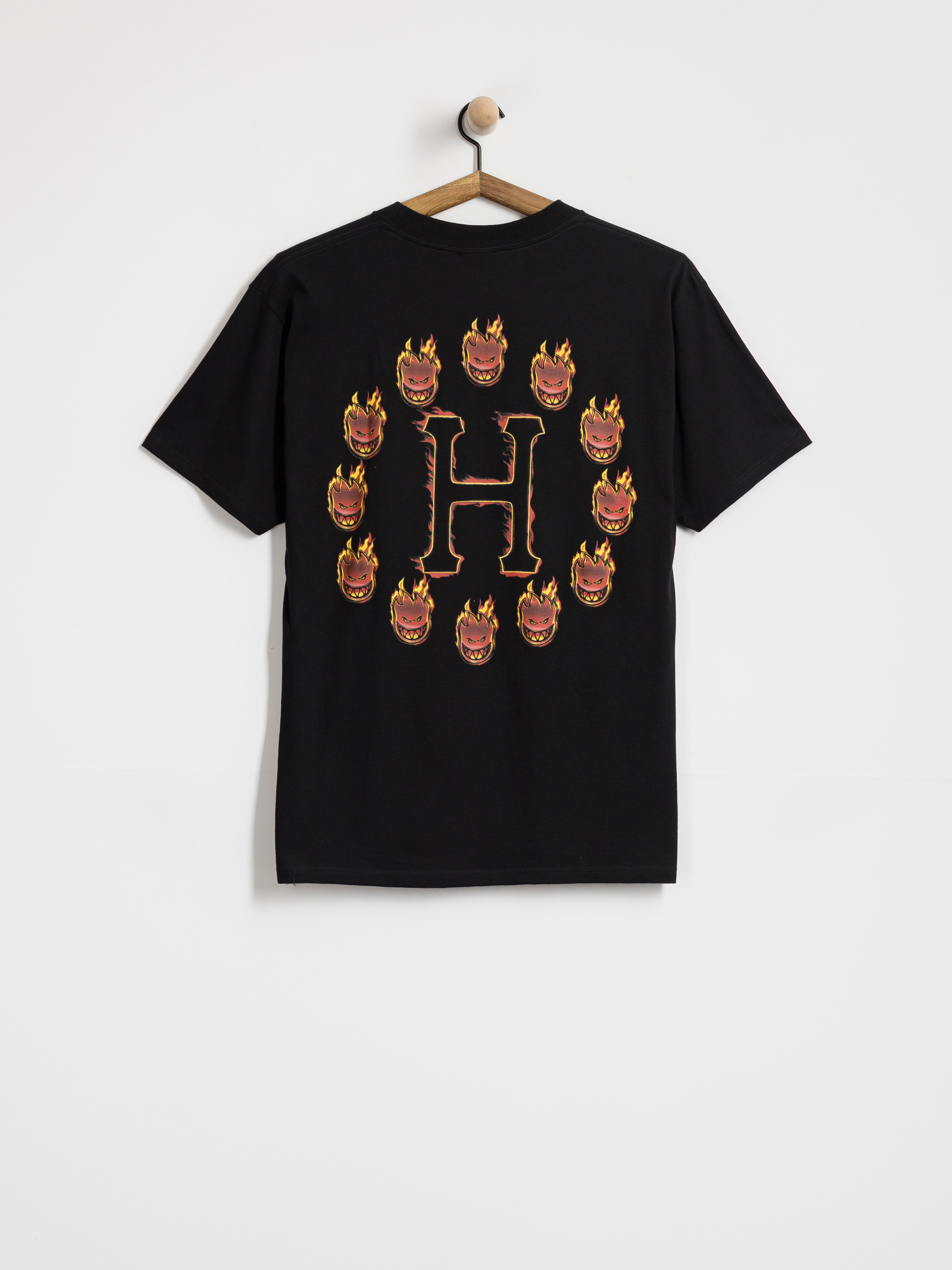 Tricou HUF X Spitfire Flame Galaxies (black)