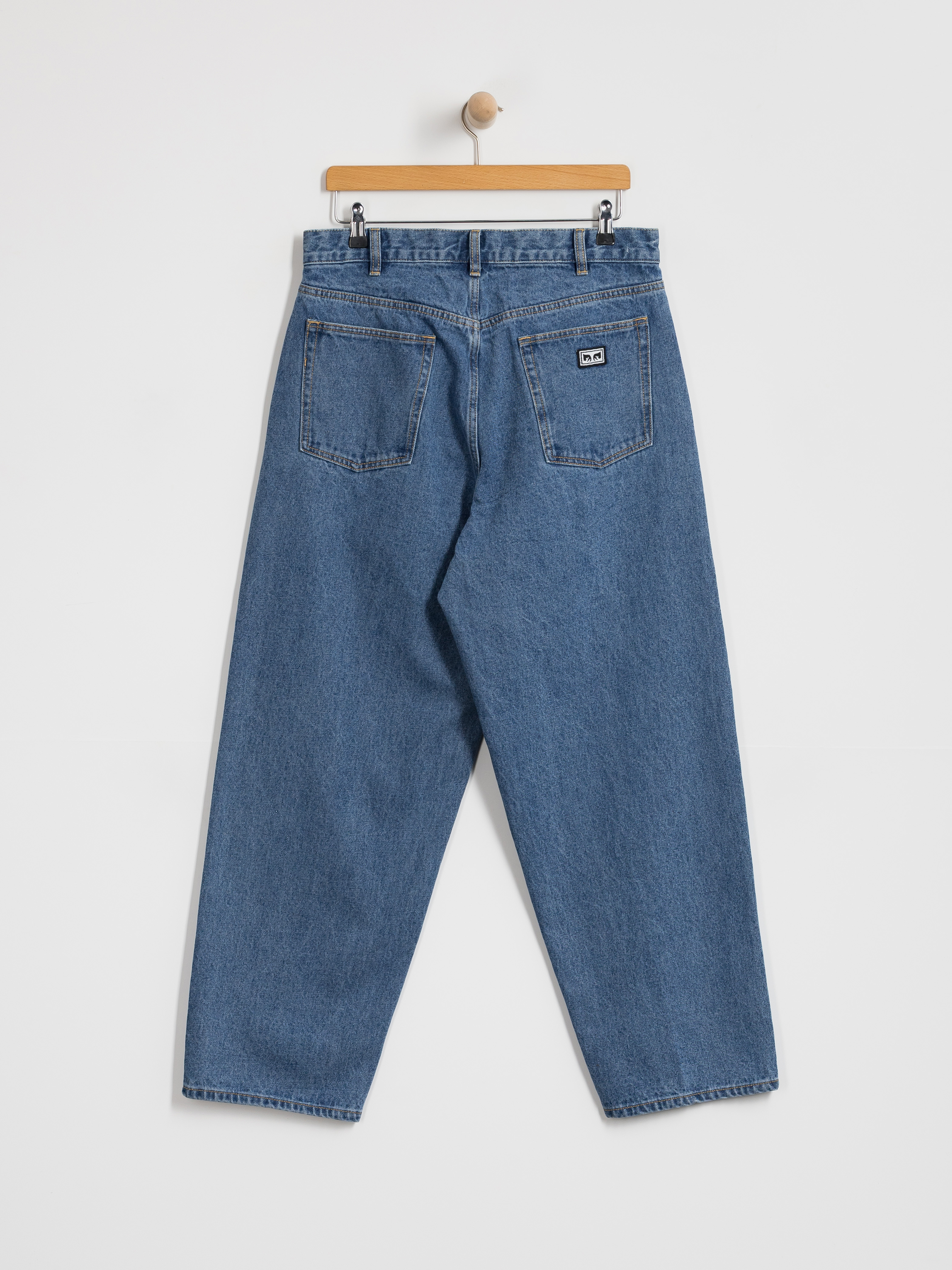 Pantaloni OBEY Bigwig Baggy Denim (light indigo classic)