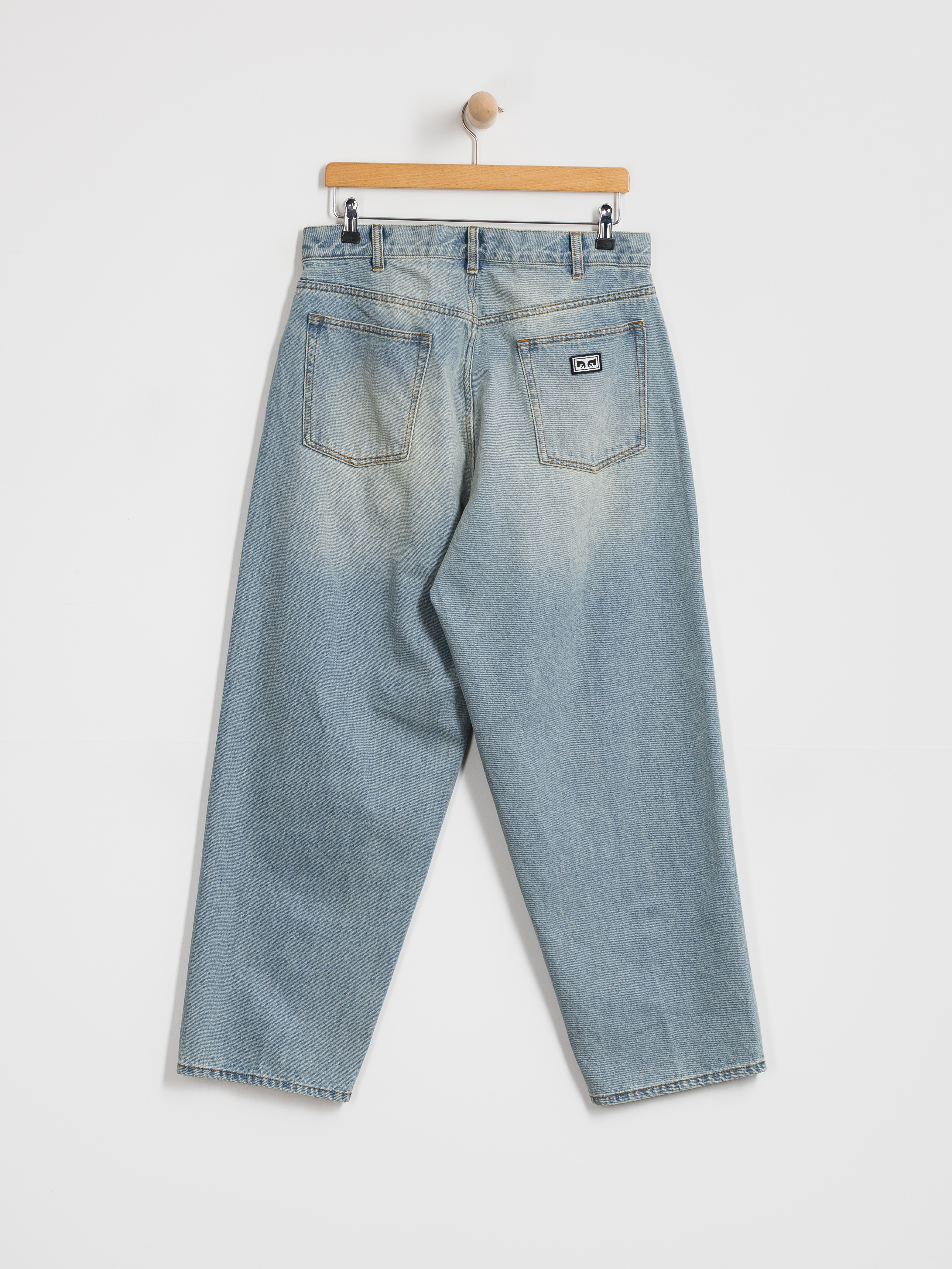 Pantaloni OBEY Bigwig Baggy Denim (archive indigo)