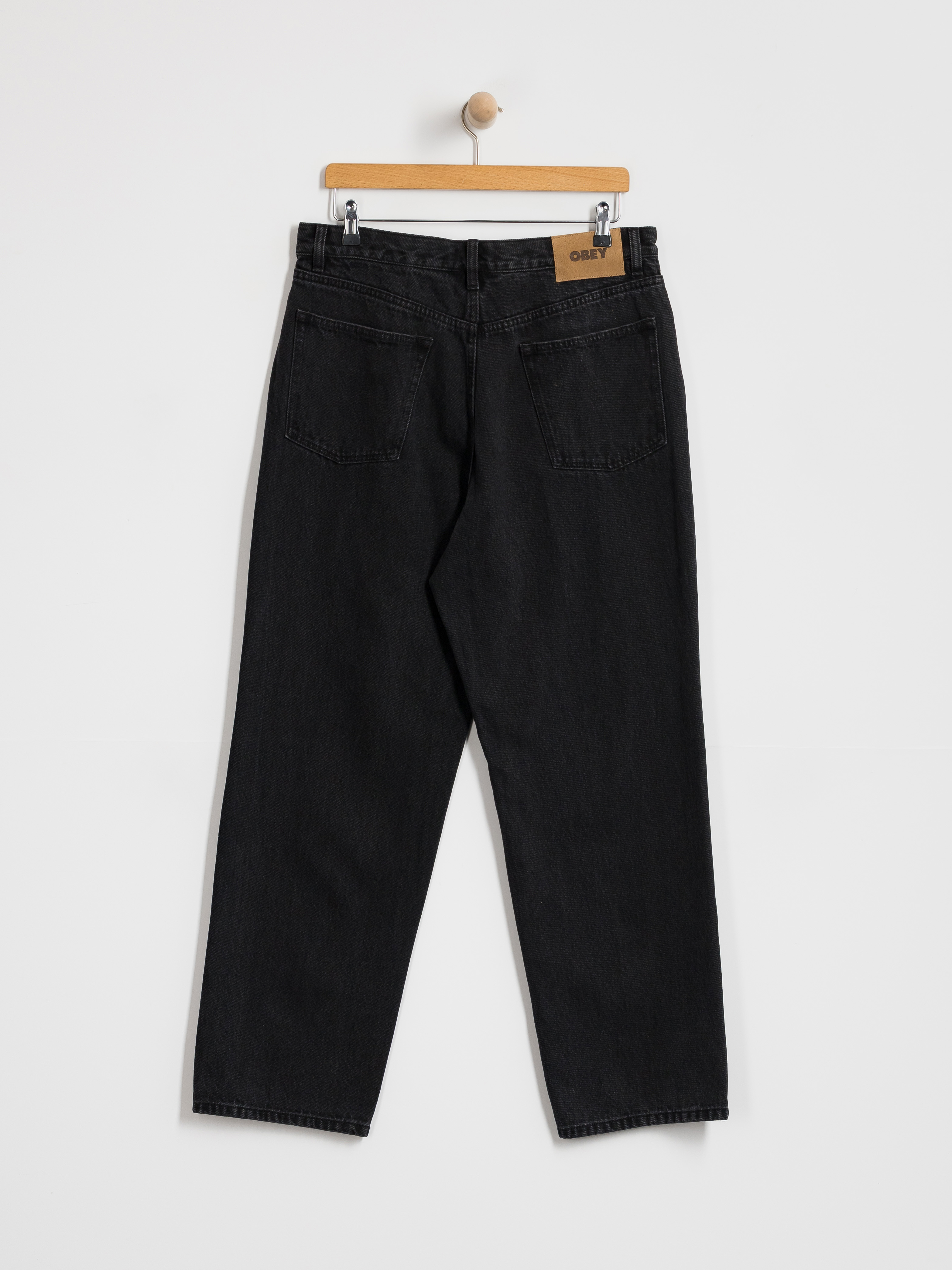 Pantaloni OBEY Classic Baggy Denim (faded black)