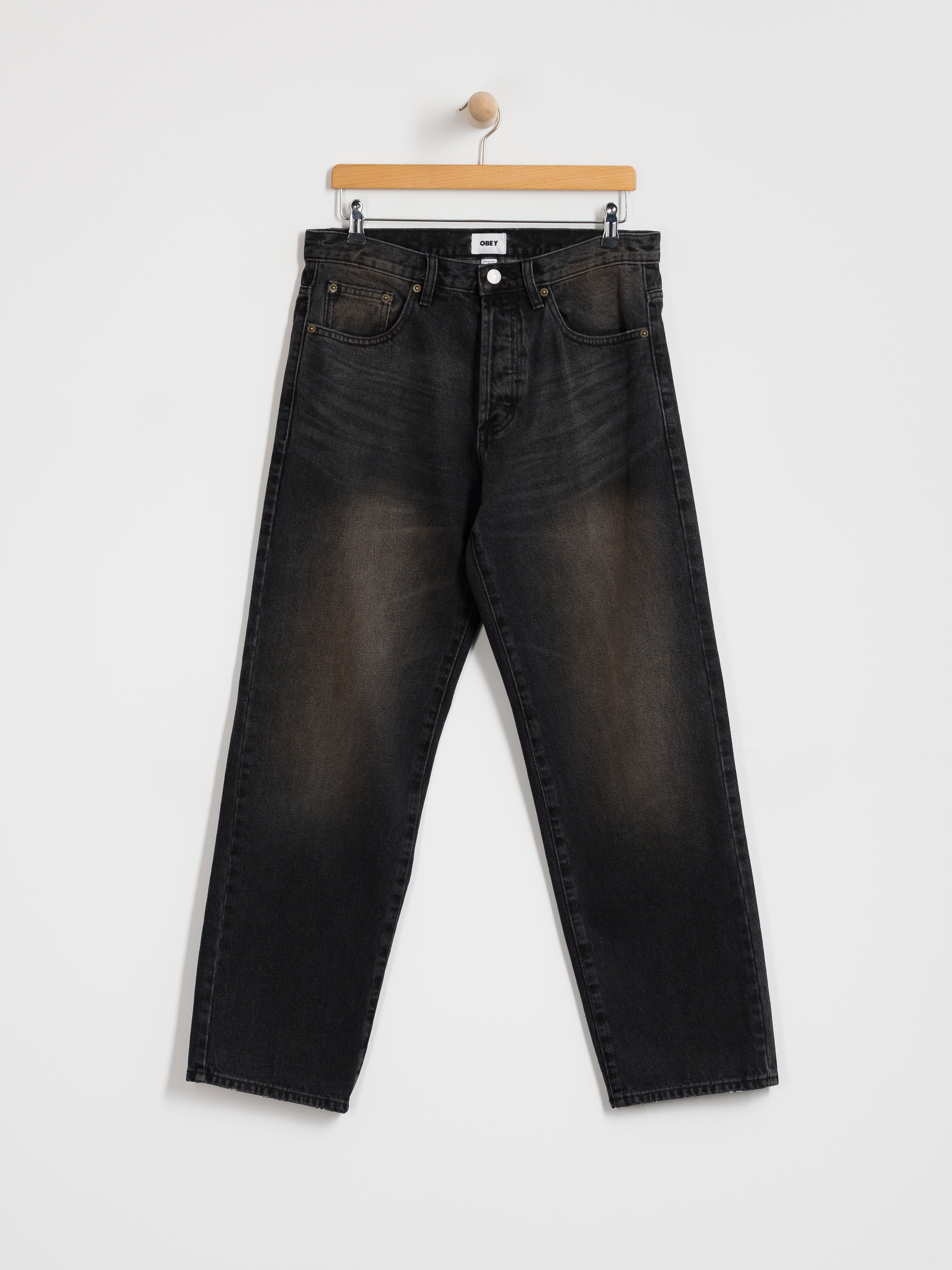 Pantaloni OBEY Boxcar Straight Denim