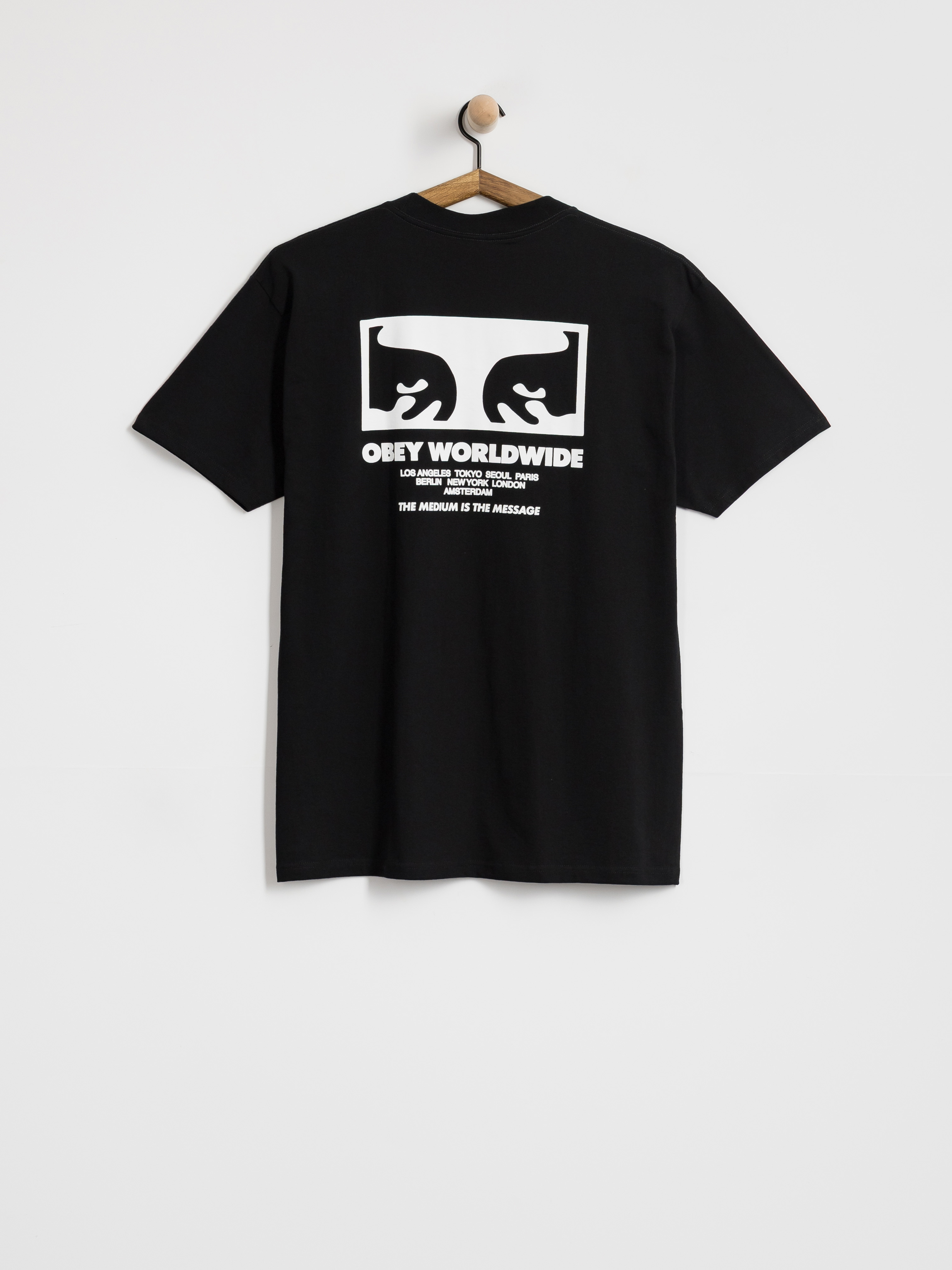 Tricou OBEY The Medium Is The Message (black)