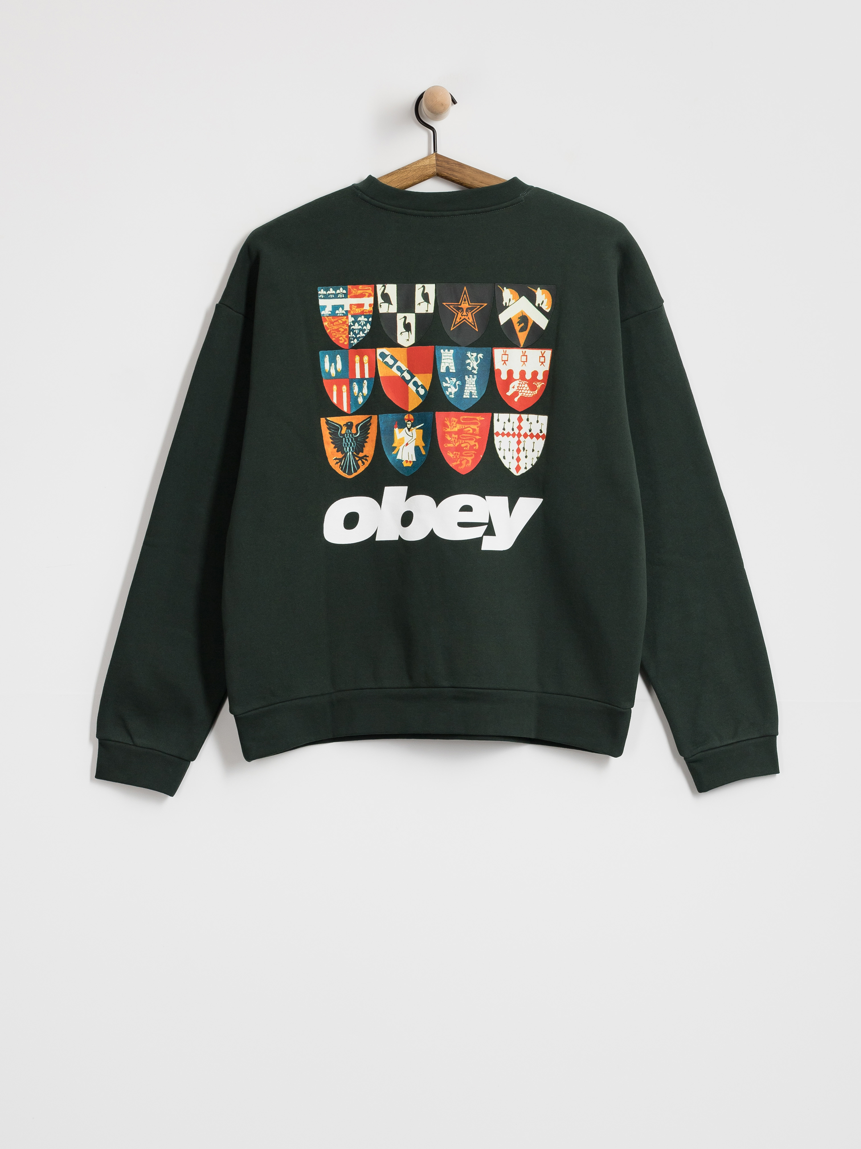 Hanorac OBEY Shields Extra Heavy (green gables)