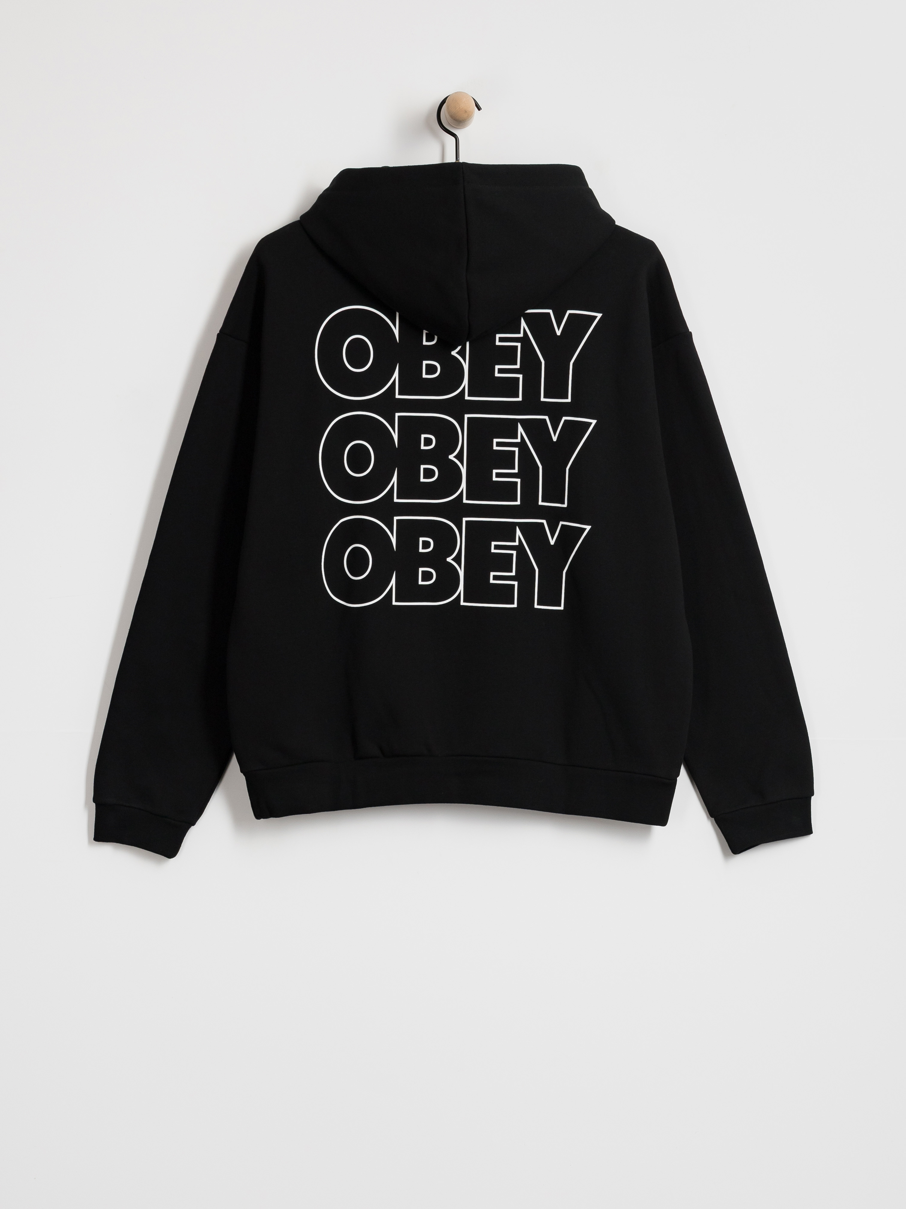 Hanorac cu glugă OBEY Treble Extra Heavy HD