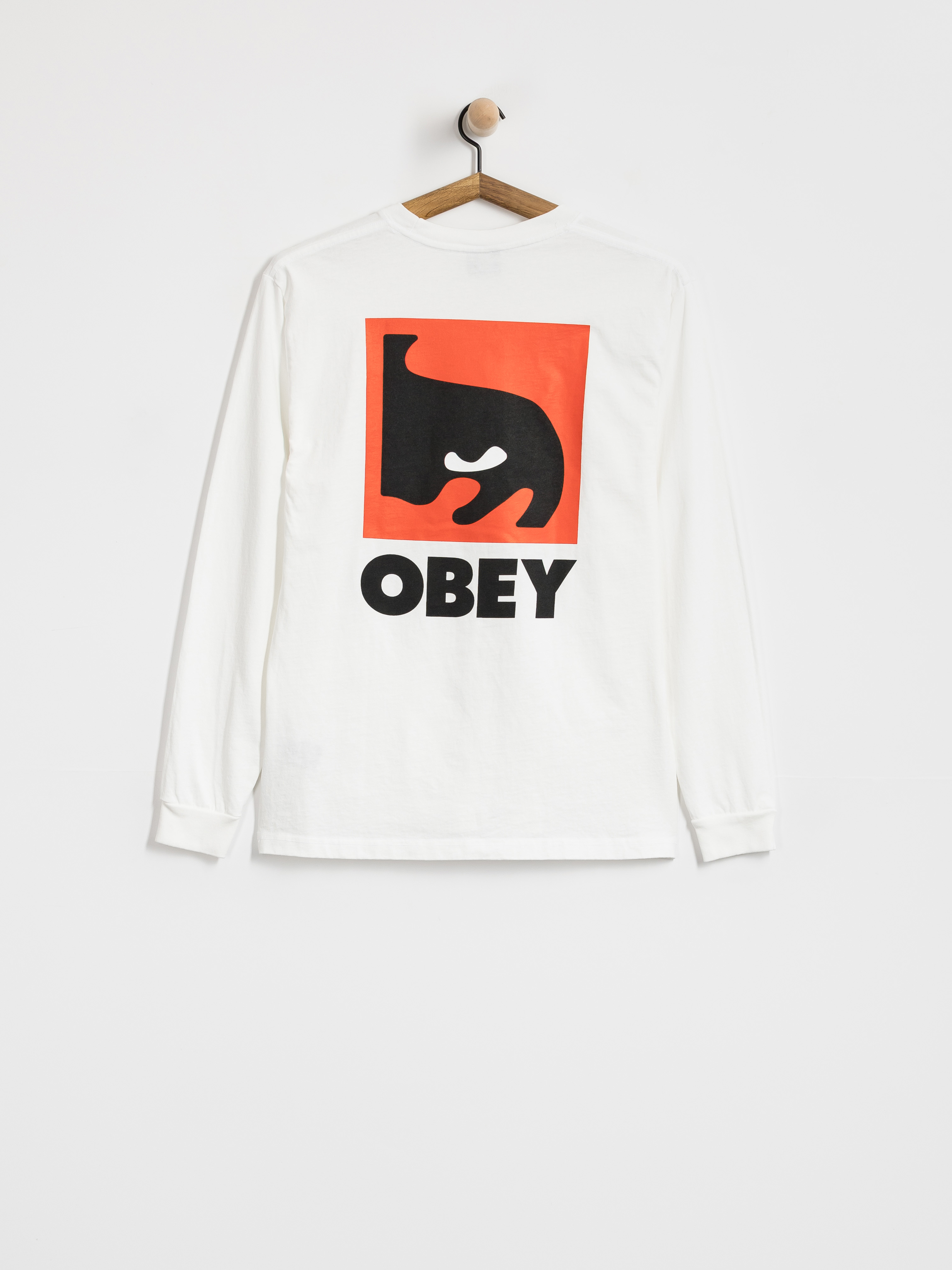 Longsleeve OBEY Quarter Eye Icon (pigment vintage white)