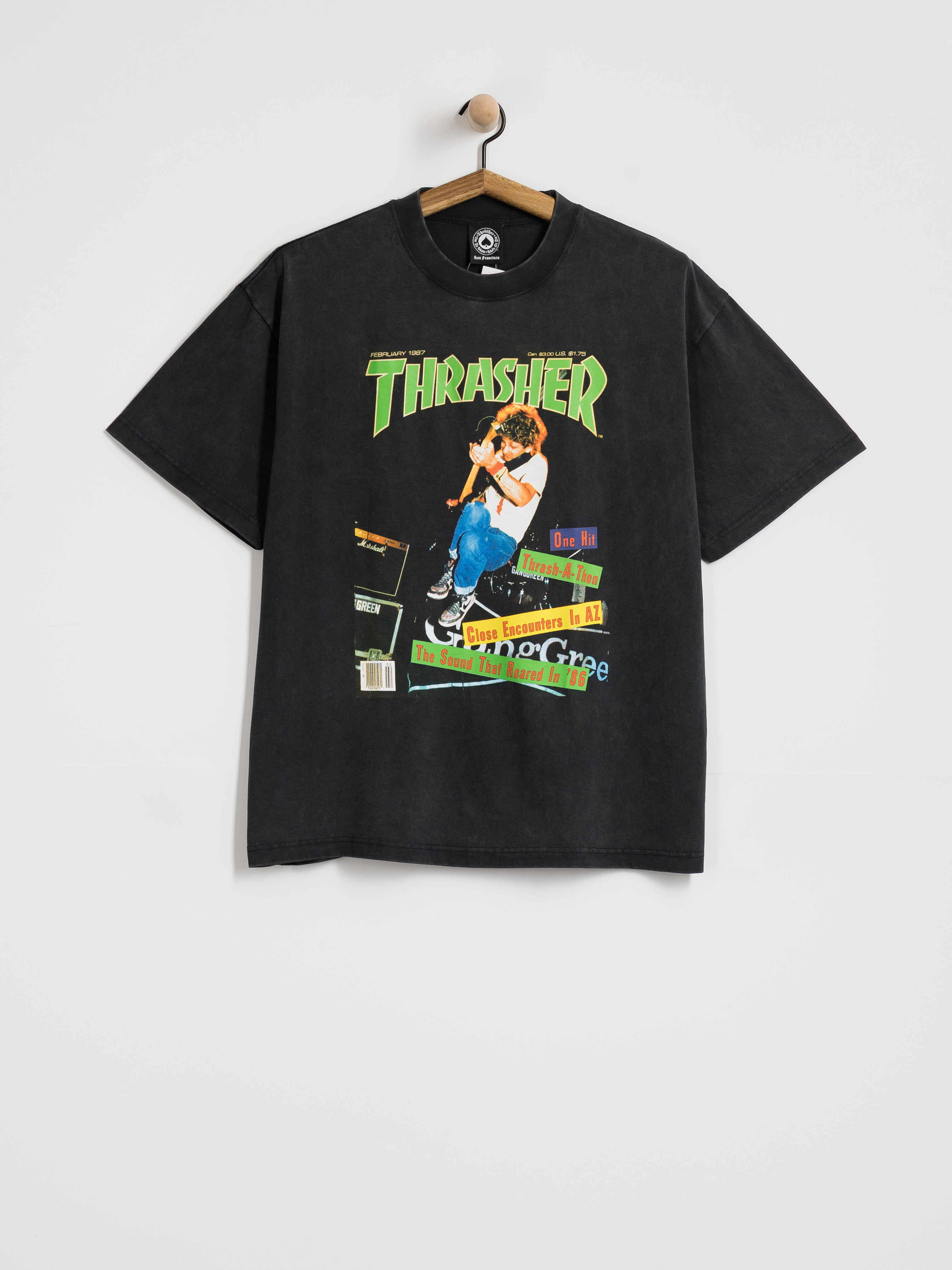 Tricou Thrasher February 1987 (vintage black)