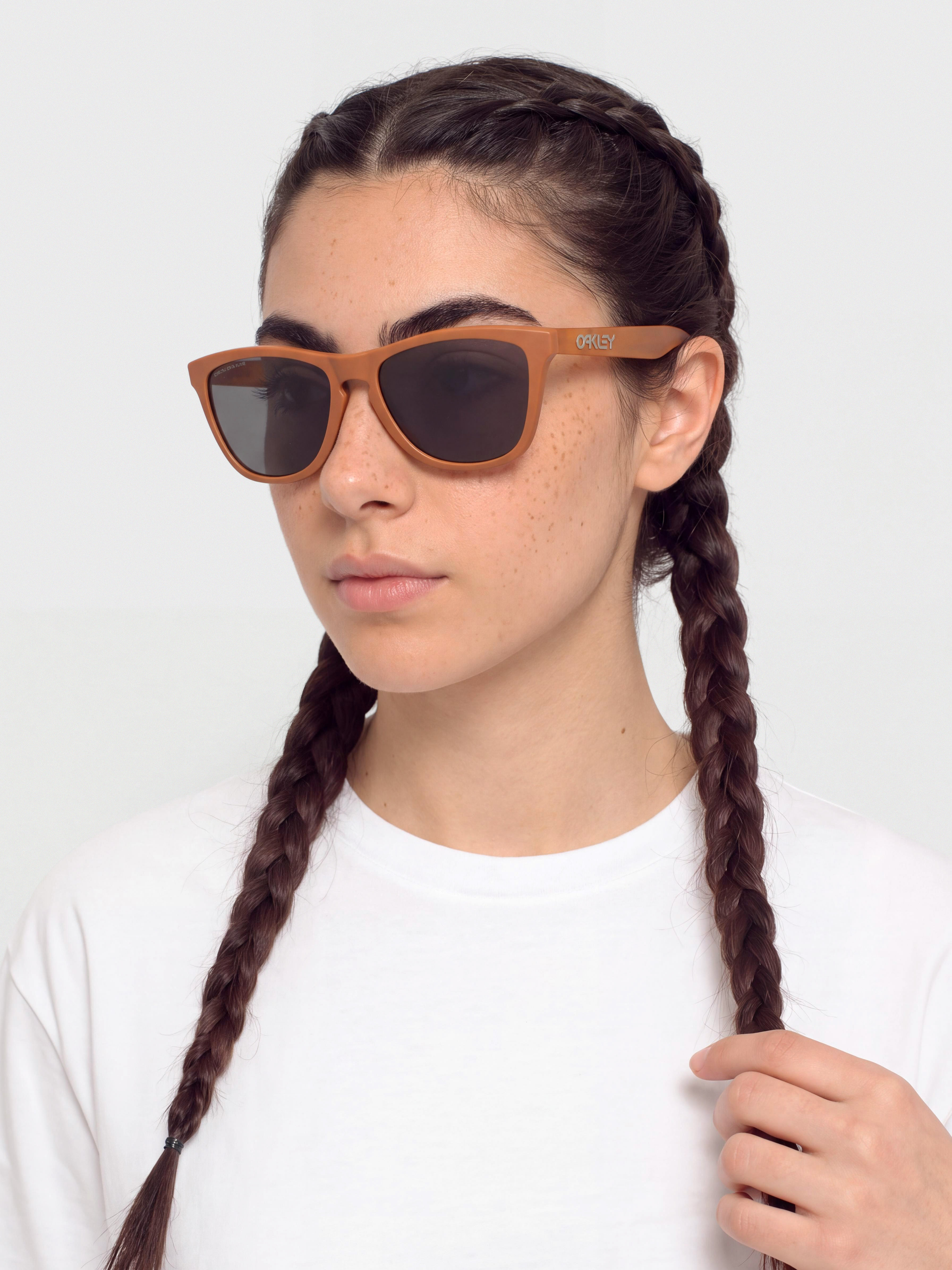 Ochelari de soare Oakley Frogskins (matte ginger/prizm grey)