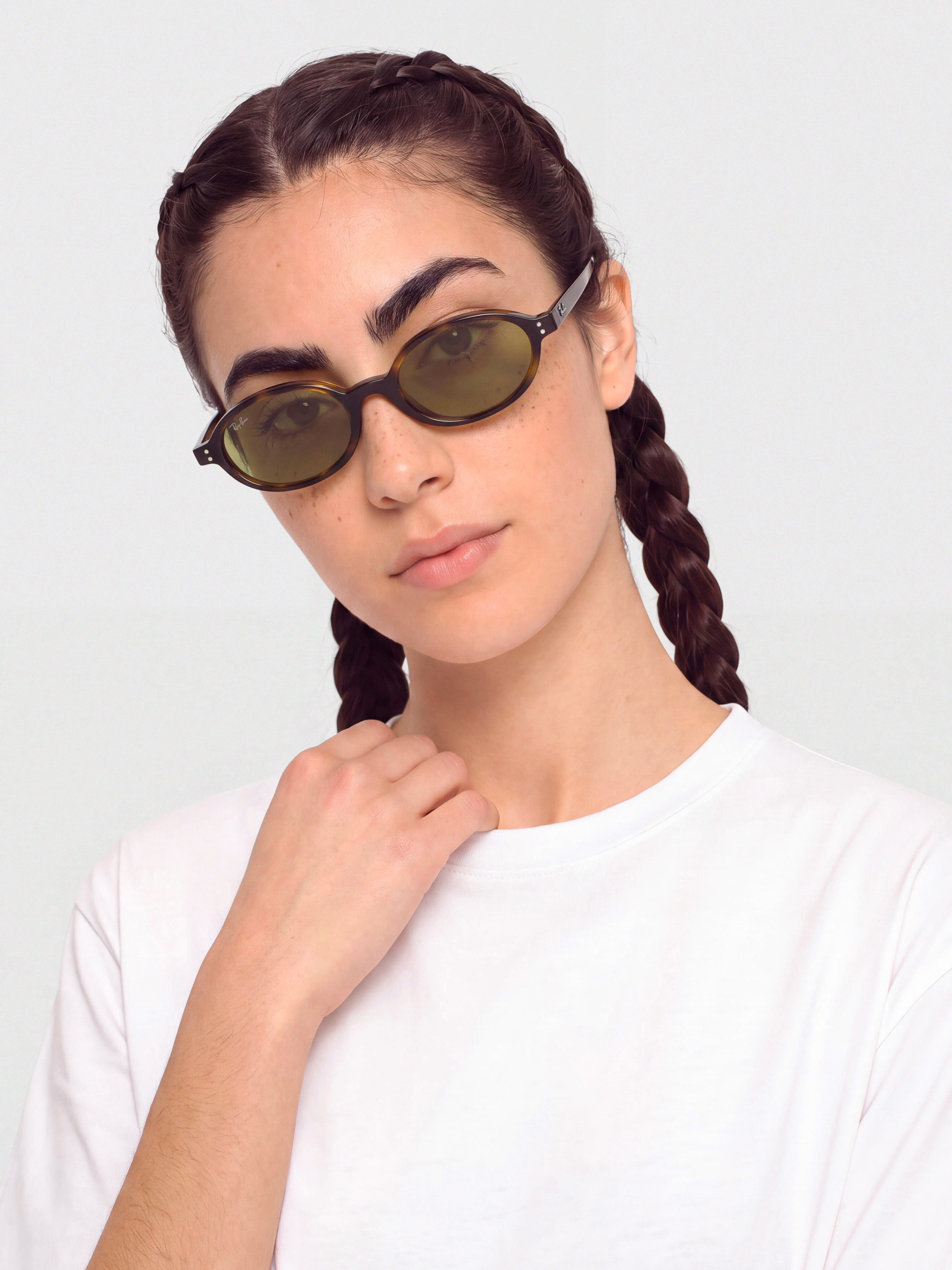 Ochelari de soare Ray-Ban Khal (polerowany havana/zielony)