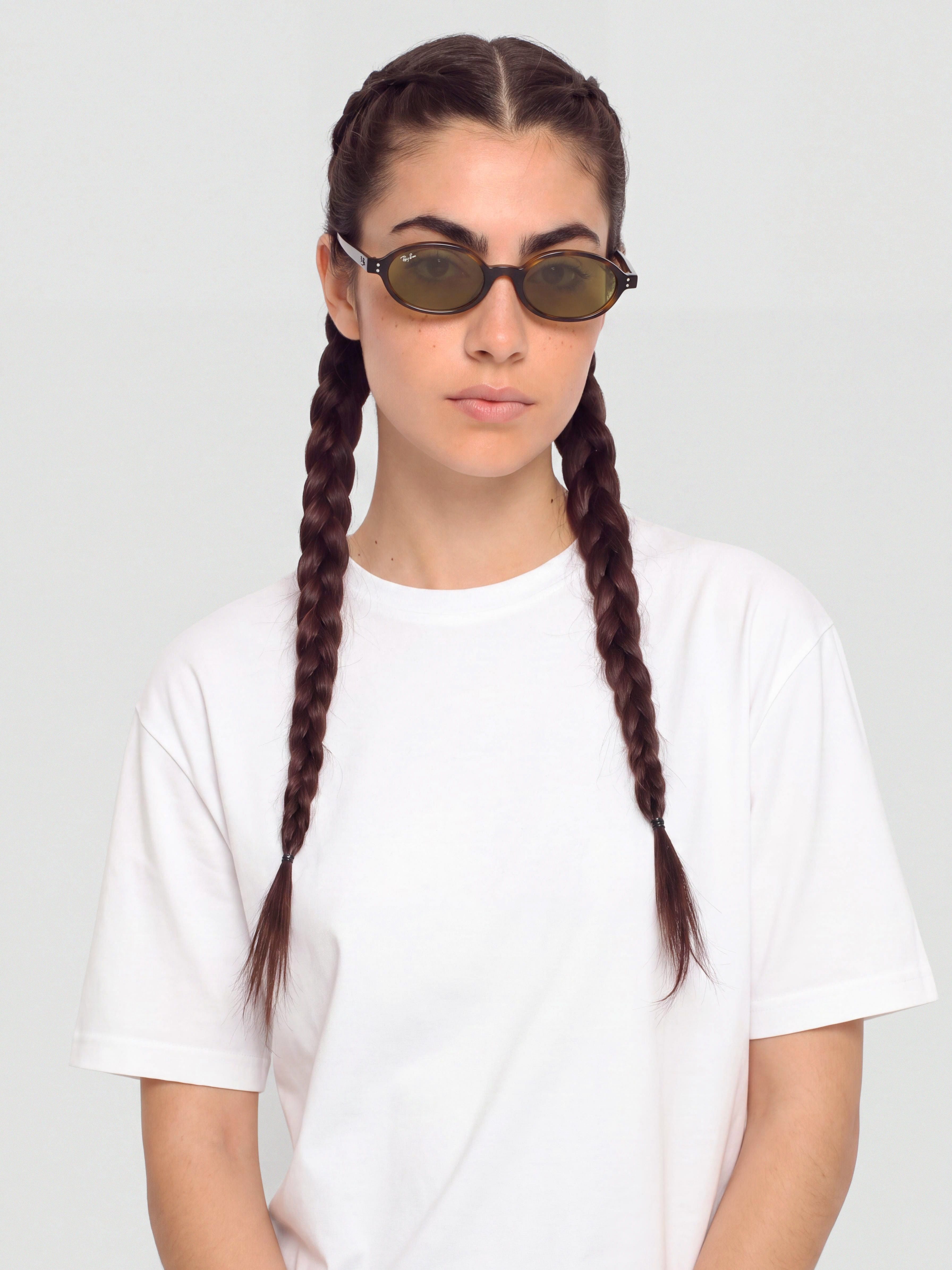 Ochelari de soare Ray-Ban Khal (polerowany havana/zielony)