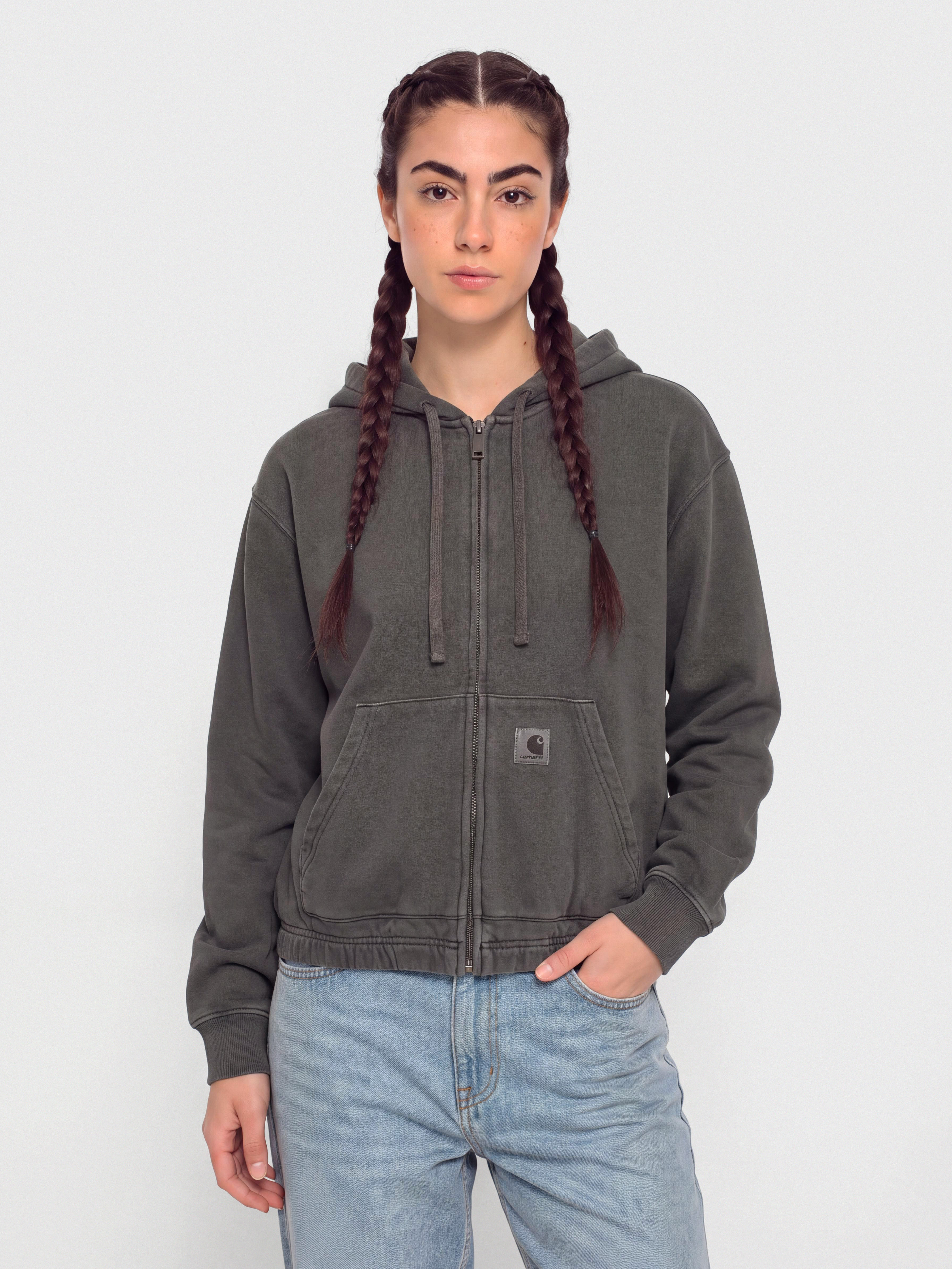 Hanorac cu glugu0103 Carhartt WIP Hoggard ZHD Wmn (black)