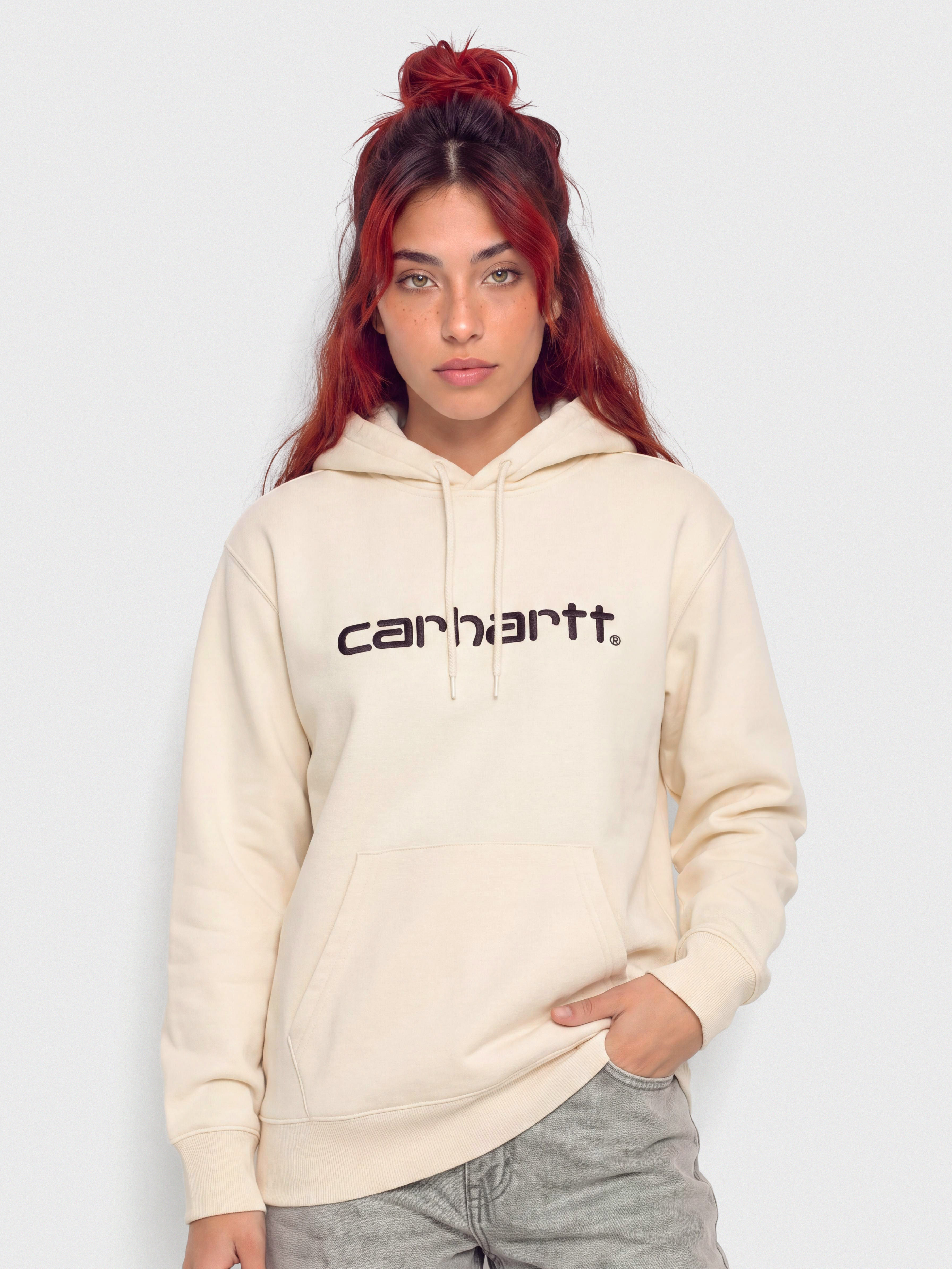 Hanorac cu glugu0103 Carhartt WIP Carhartt HD Wmn (cinnerus/cozy purple)