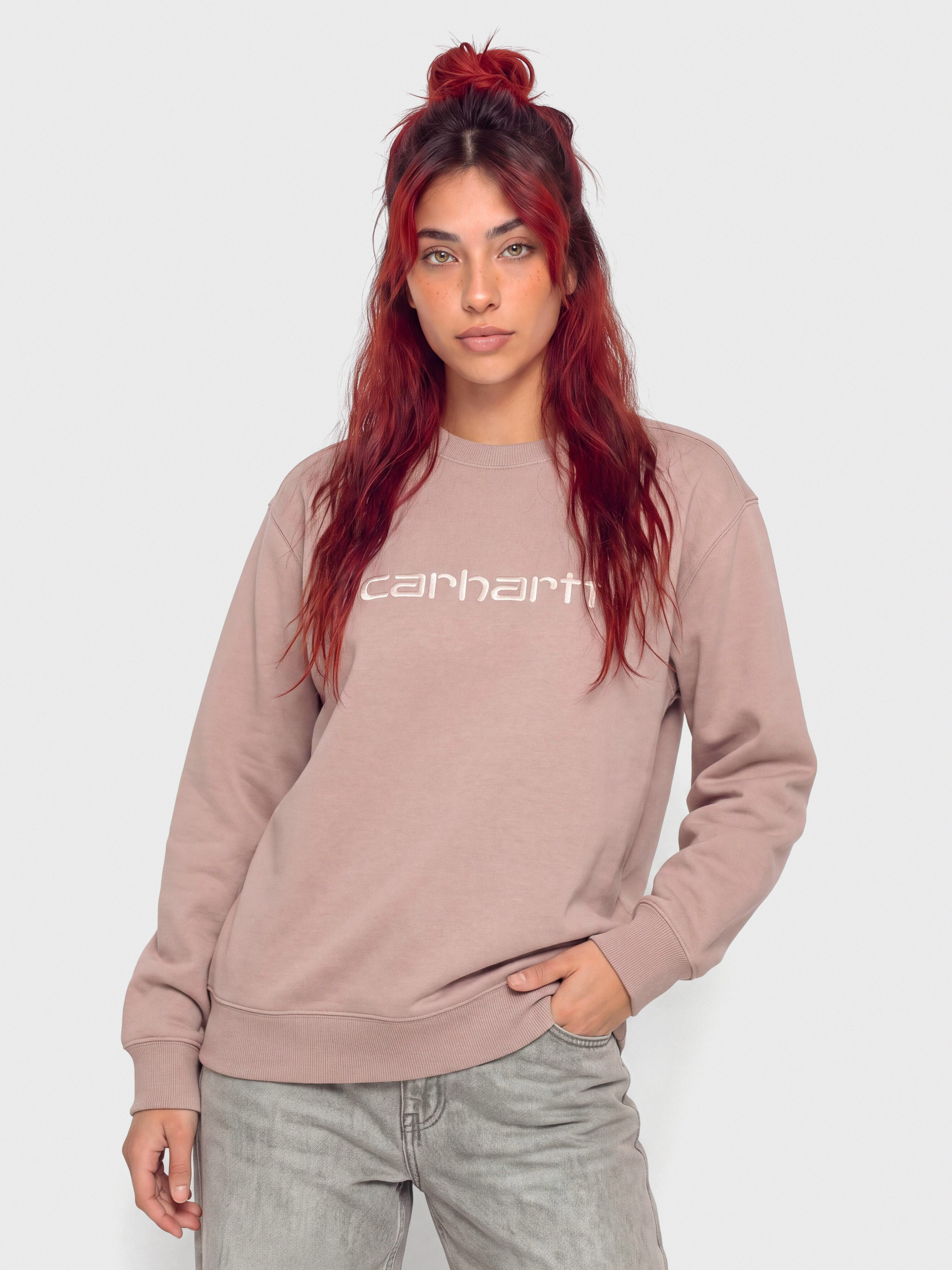 Hanorac Carhartt WIP Carhartt Wmn (gentle pink/cinnerus)