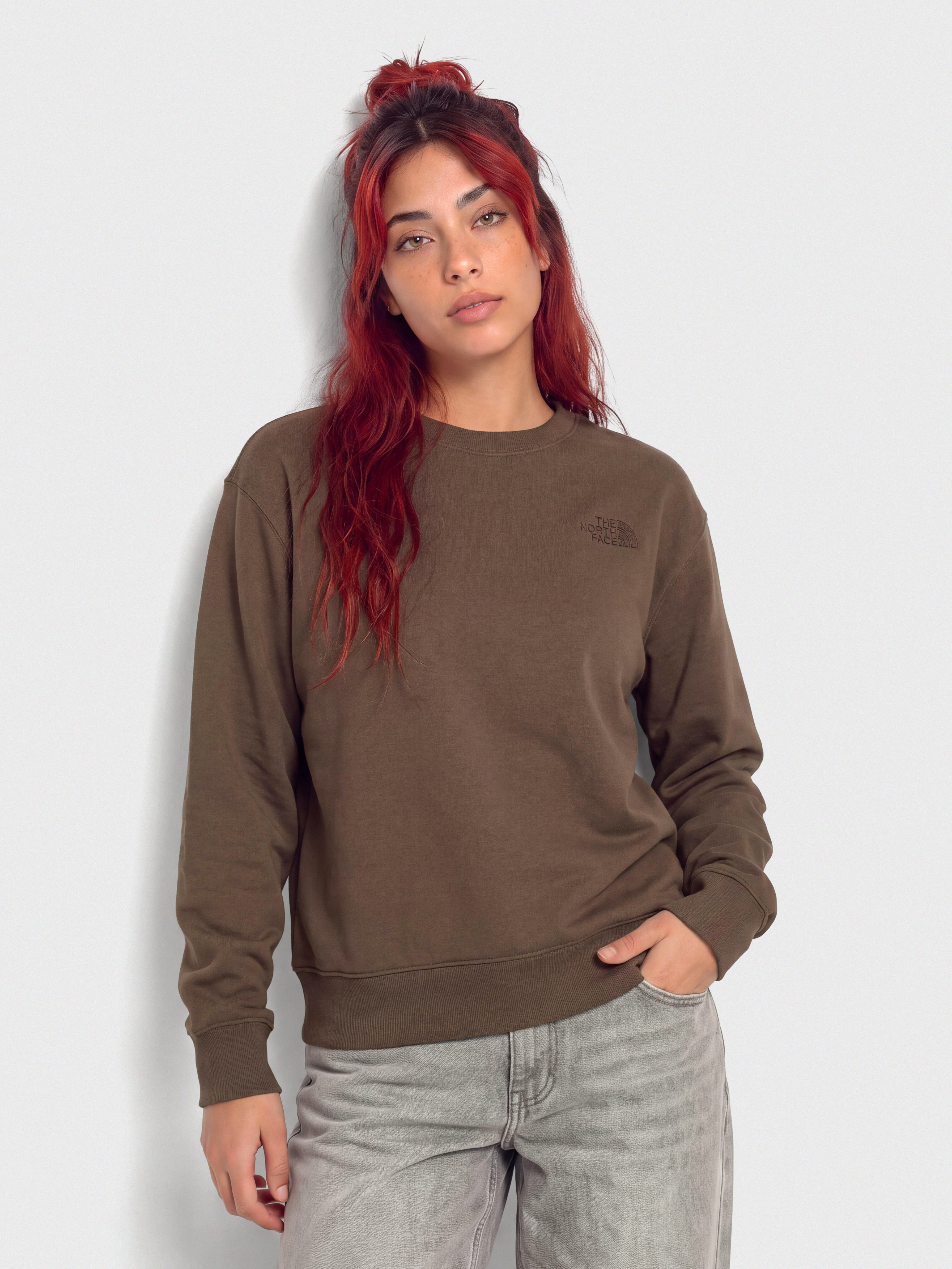 Hanorac The North Face Essential Simple Dome Boxy Wmn (smokey brown)
