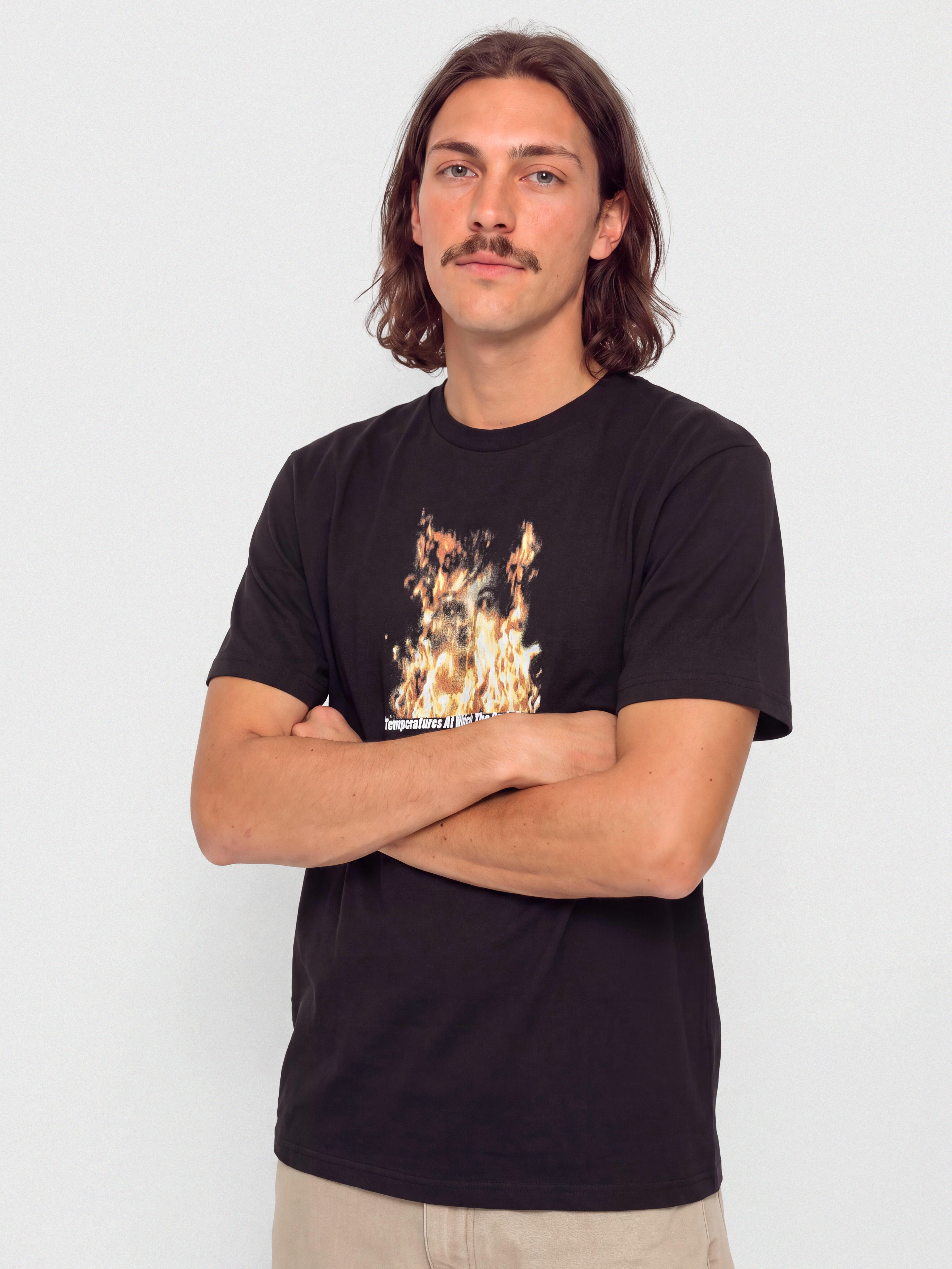 Tricou Hockey Temperatures (black)