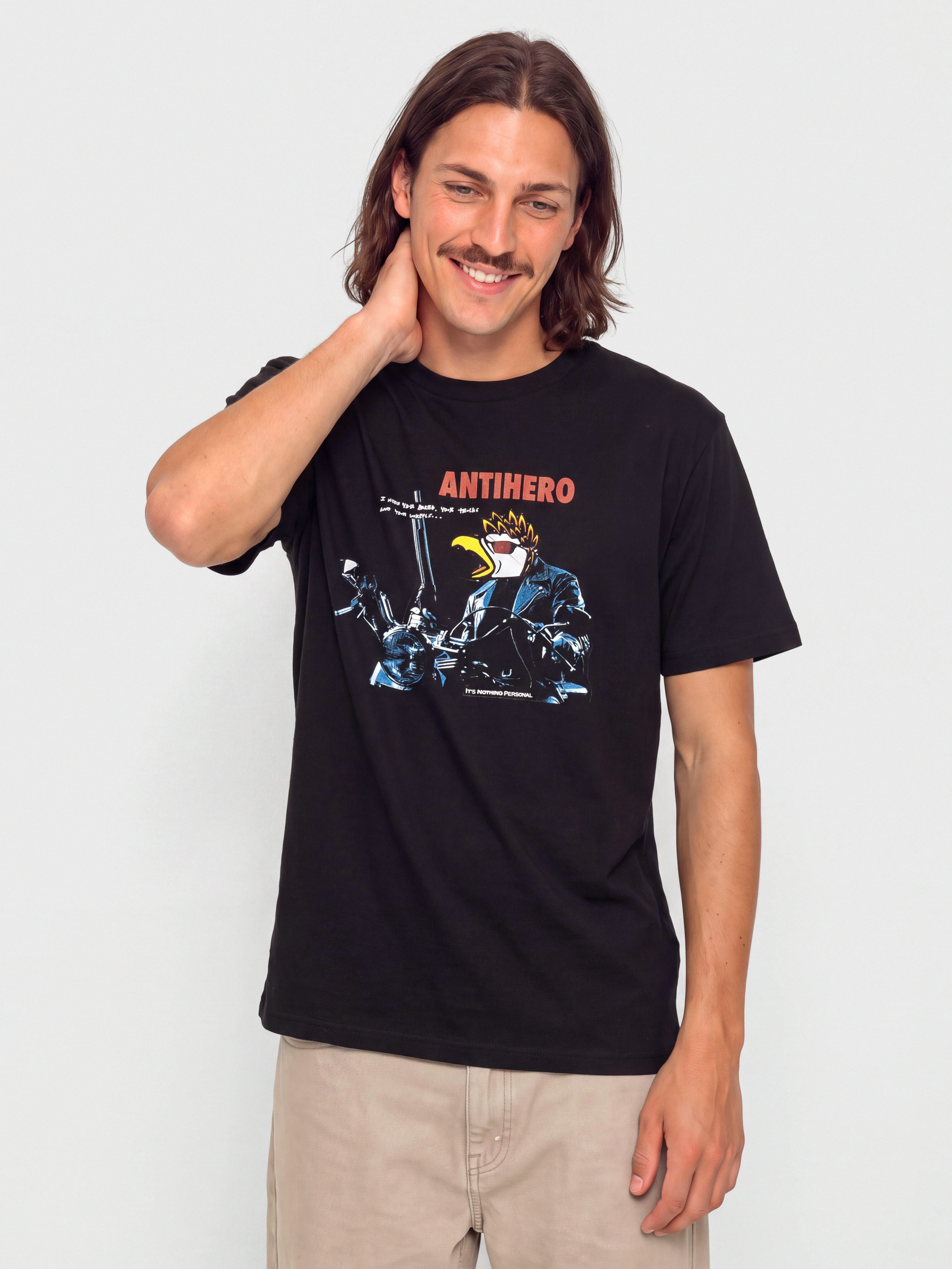 Tricou Antihero Eaglenator (black w/multi color print)