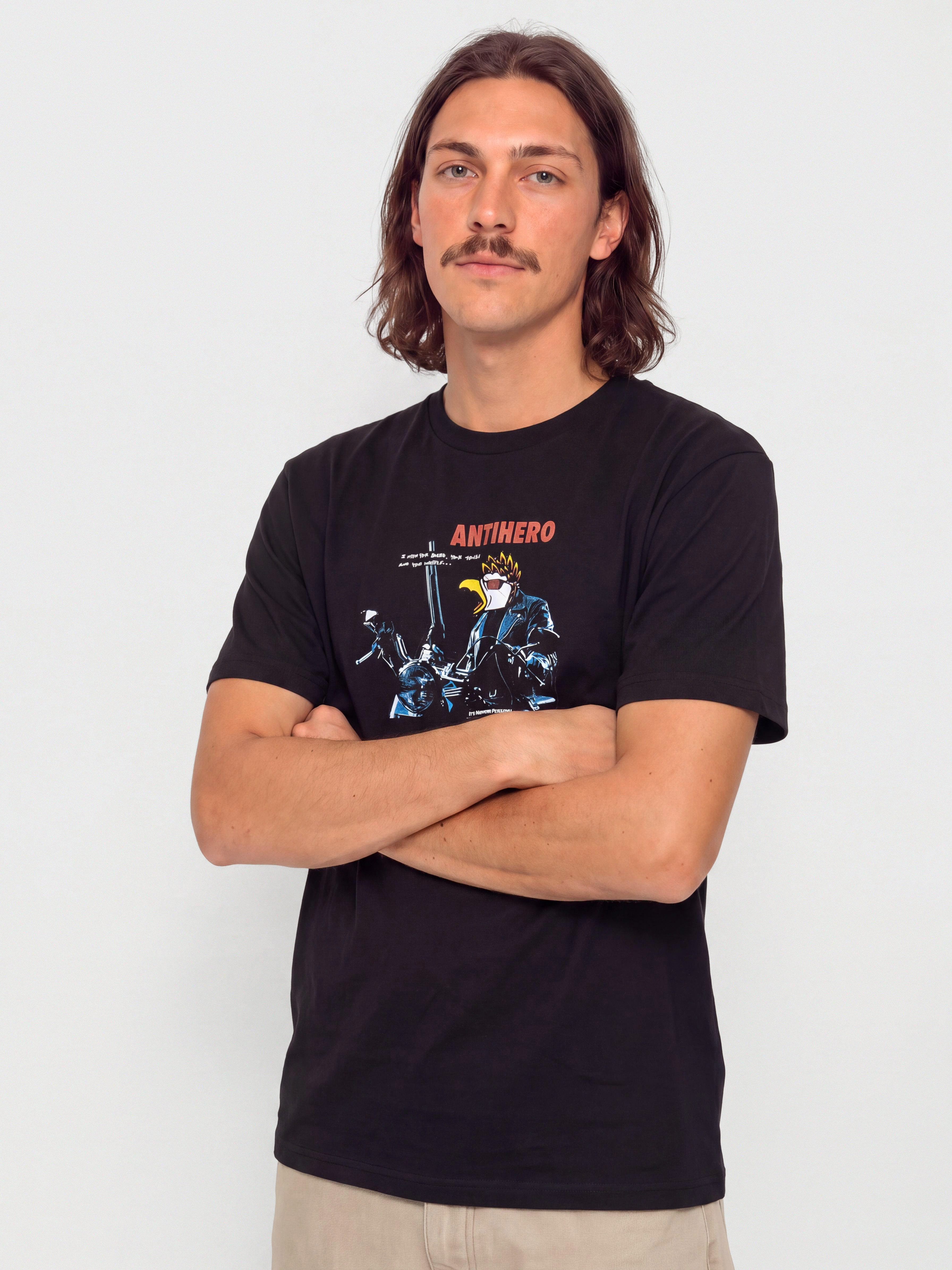 Tricou Antihero Eaglenator (black w/multi color print)