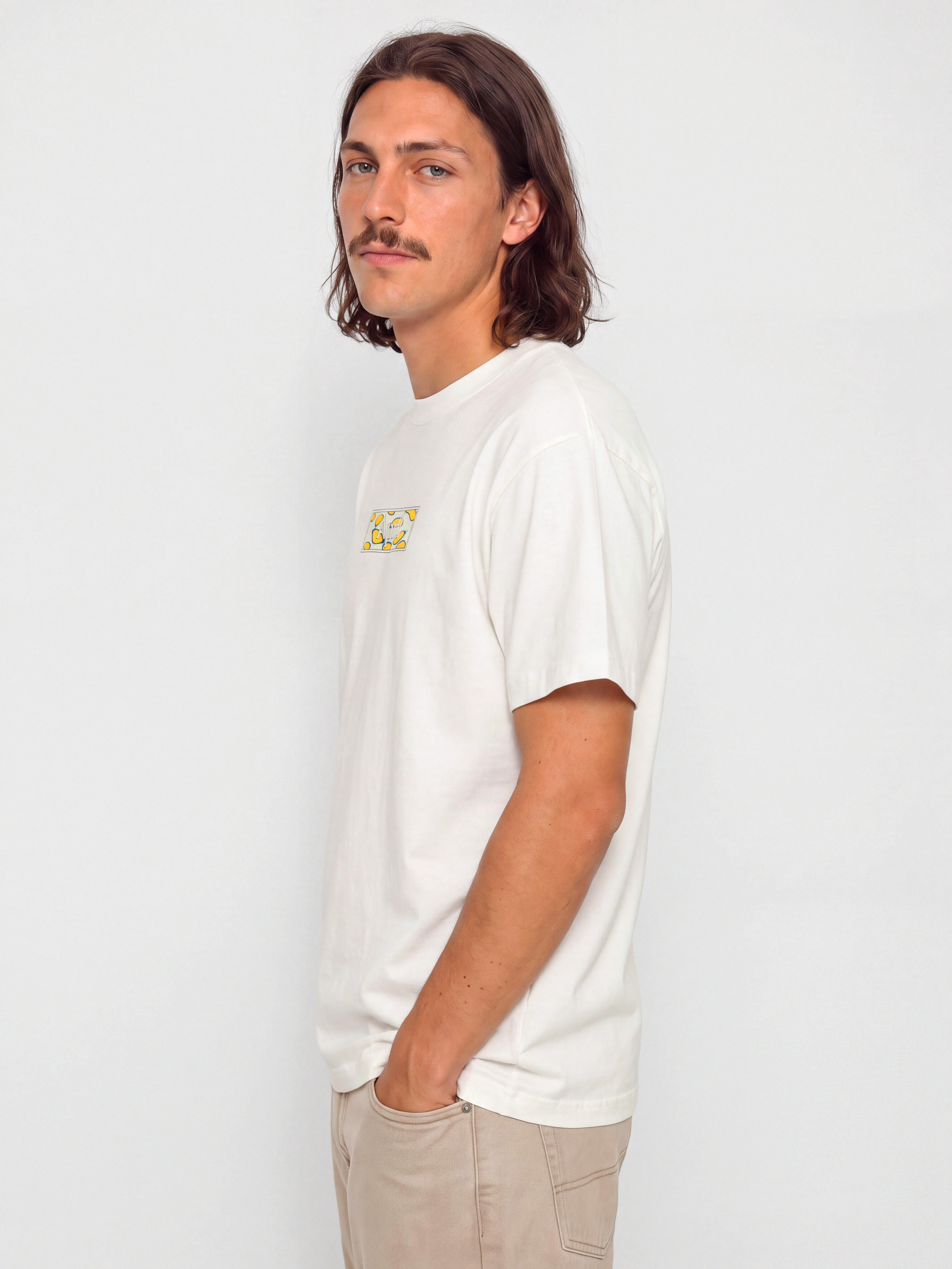 Tricou April Skateboards Cells (white)