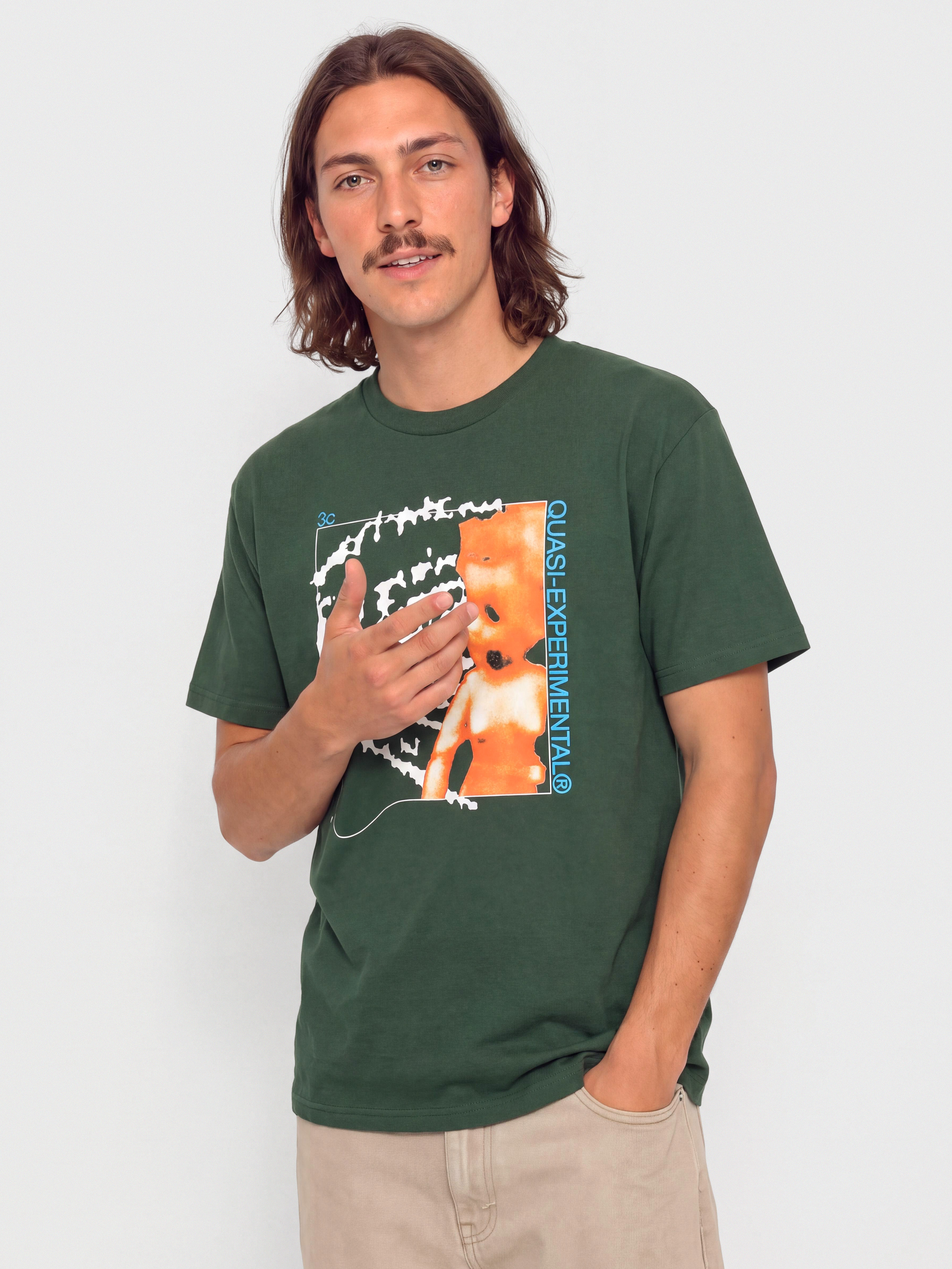 Tricou Quasi Skateboards Doll Face (forest)