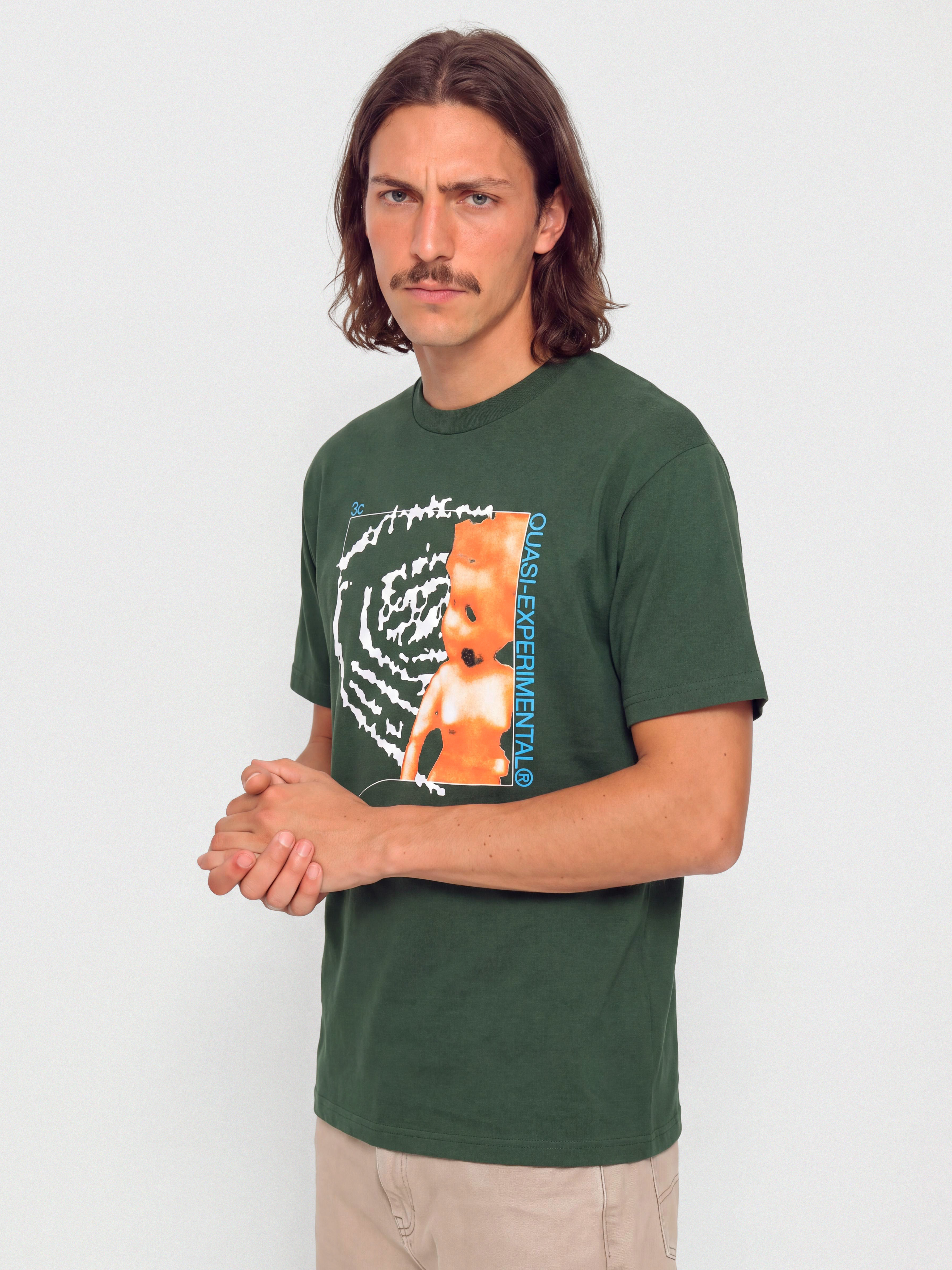 Tricou Quasi Skateboards Doll Face (forest)