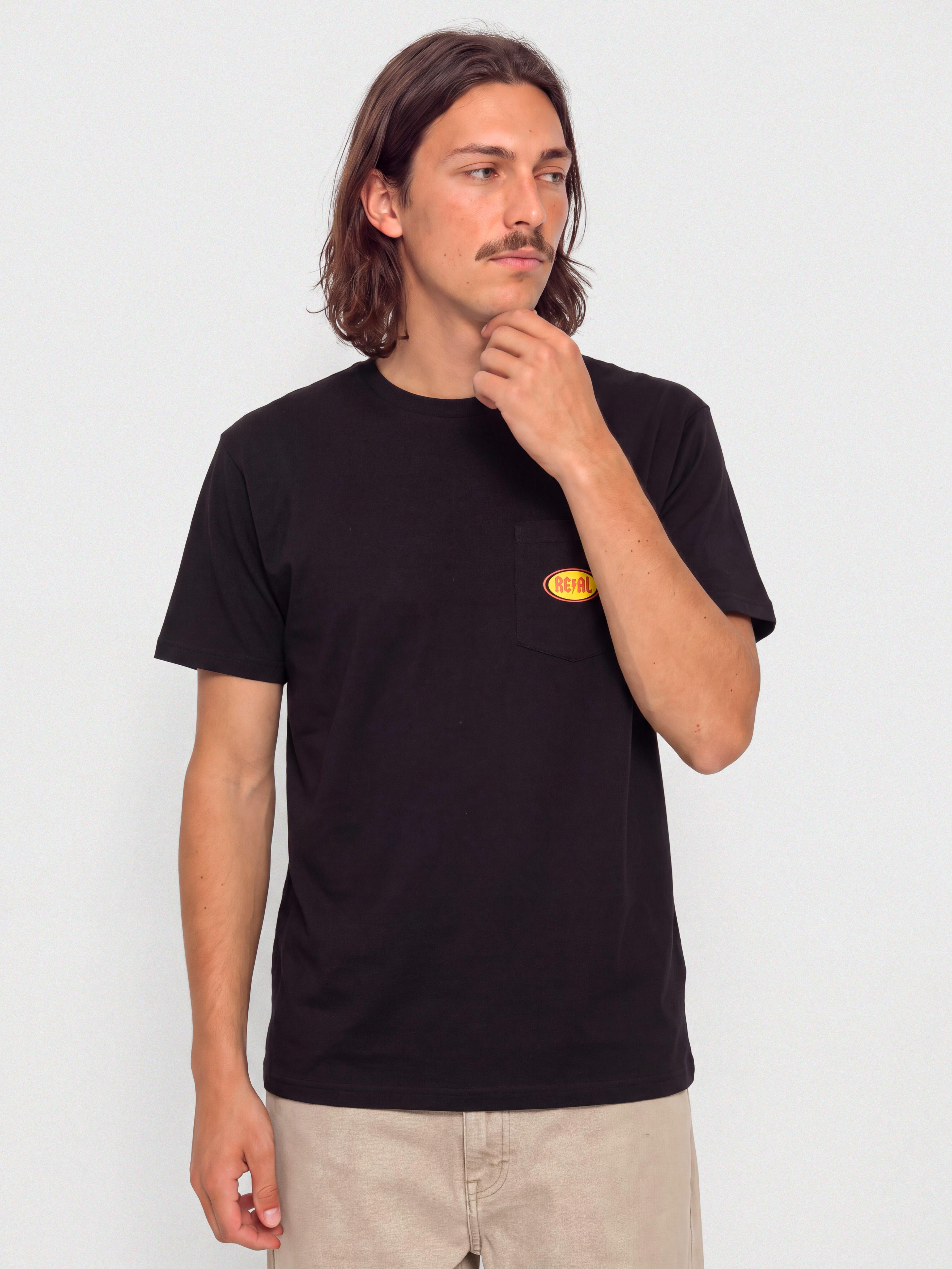 Tricou Real Deeds Oval (black)