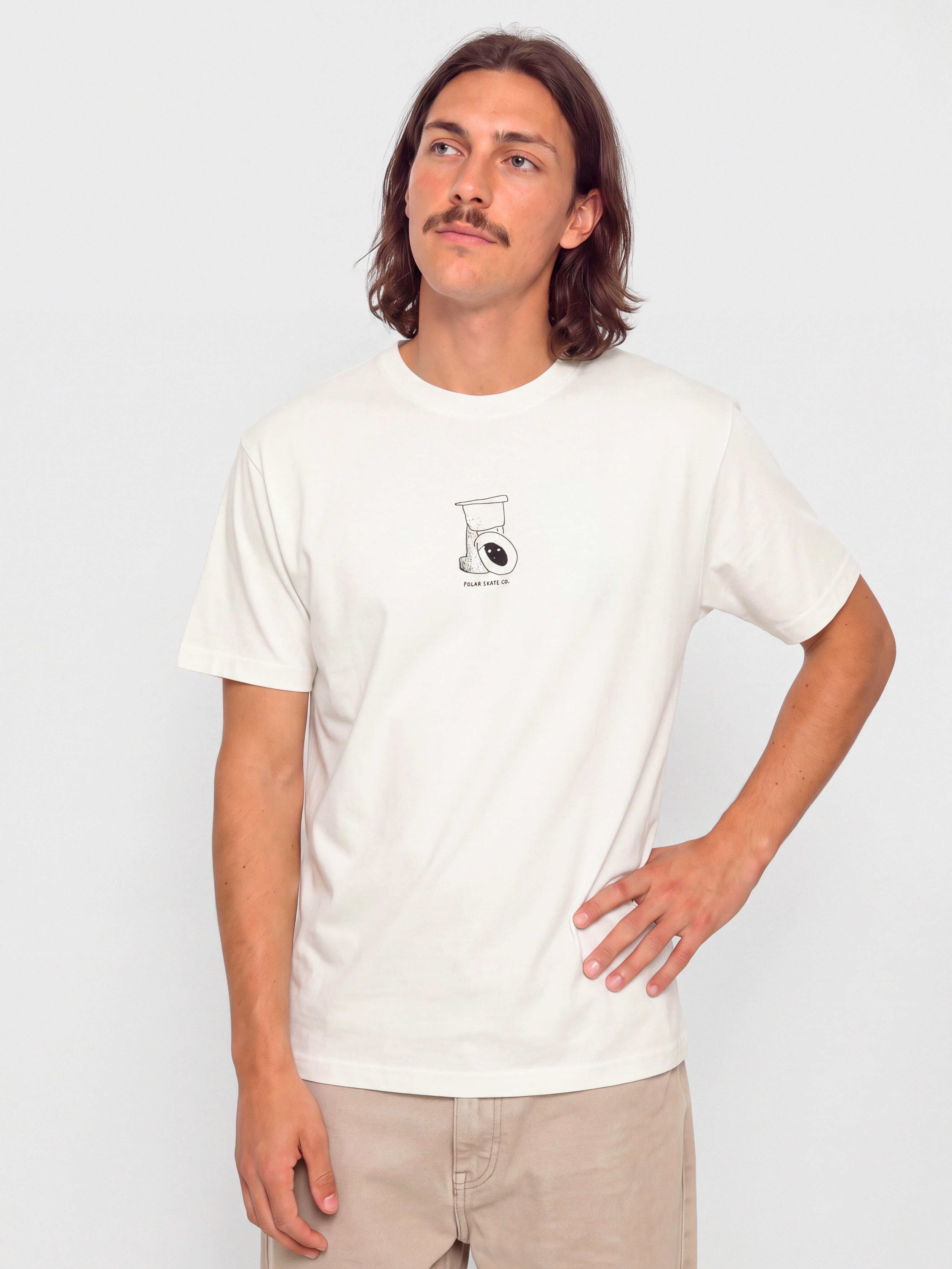 Tricou Polar Skate Toilet (white)