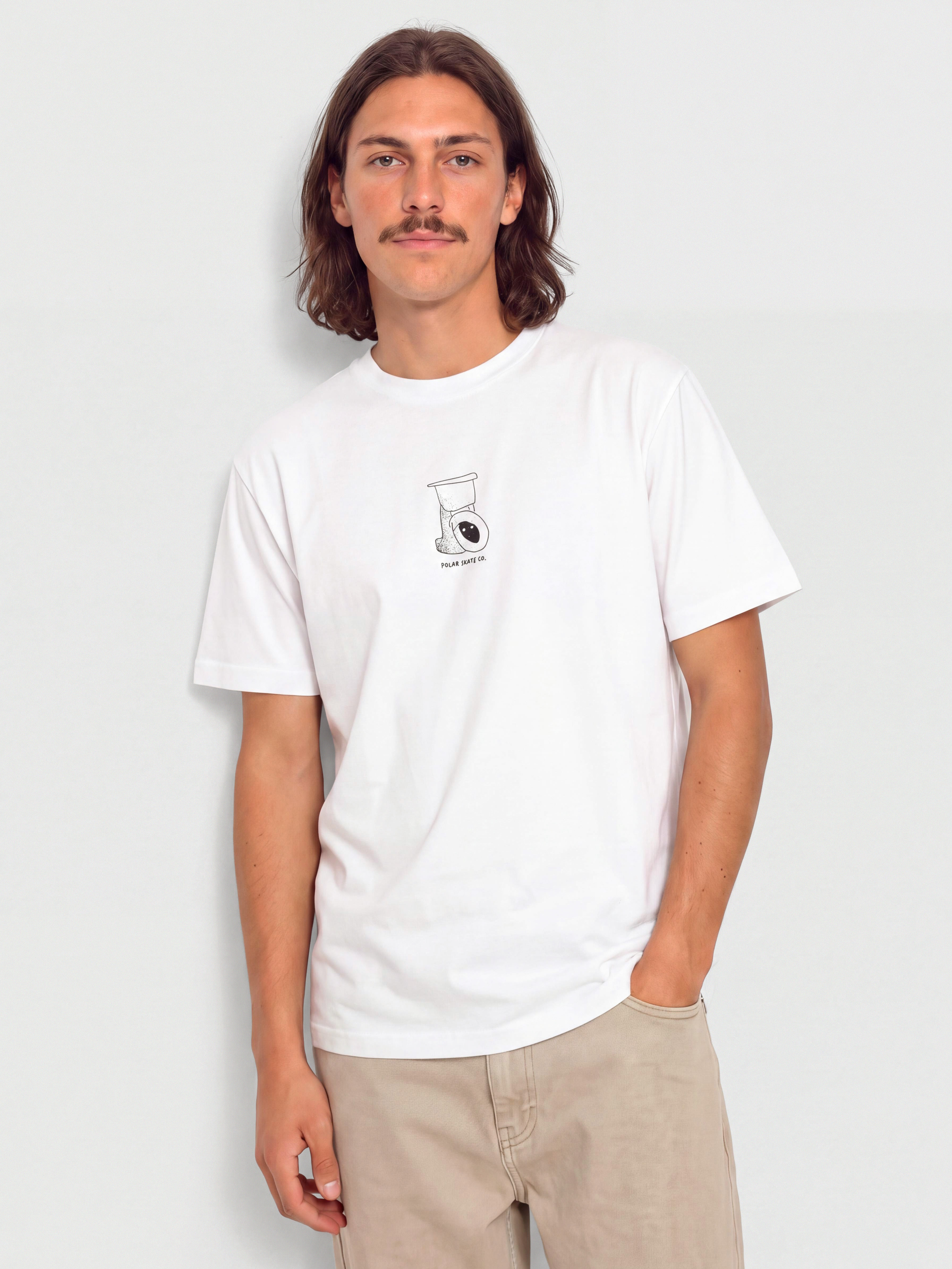 Tricou Polar Skate Toilet (white)