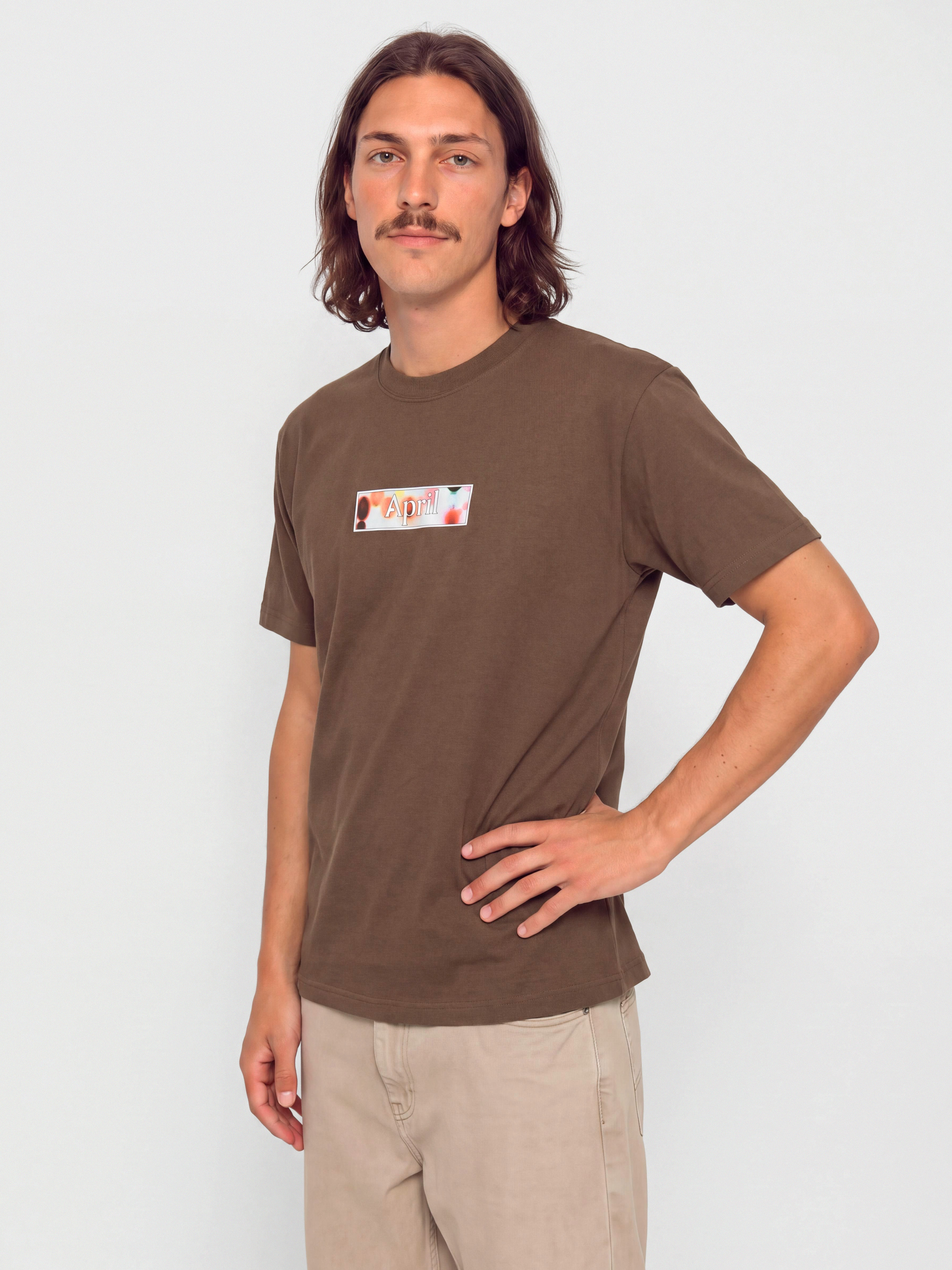 Tricou April Skateboards Genes (brown)