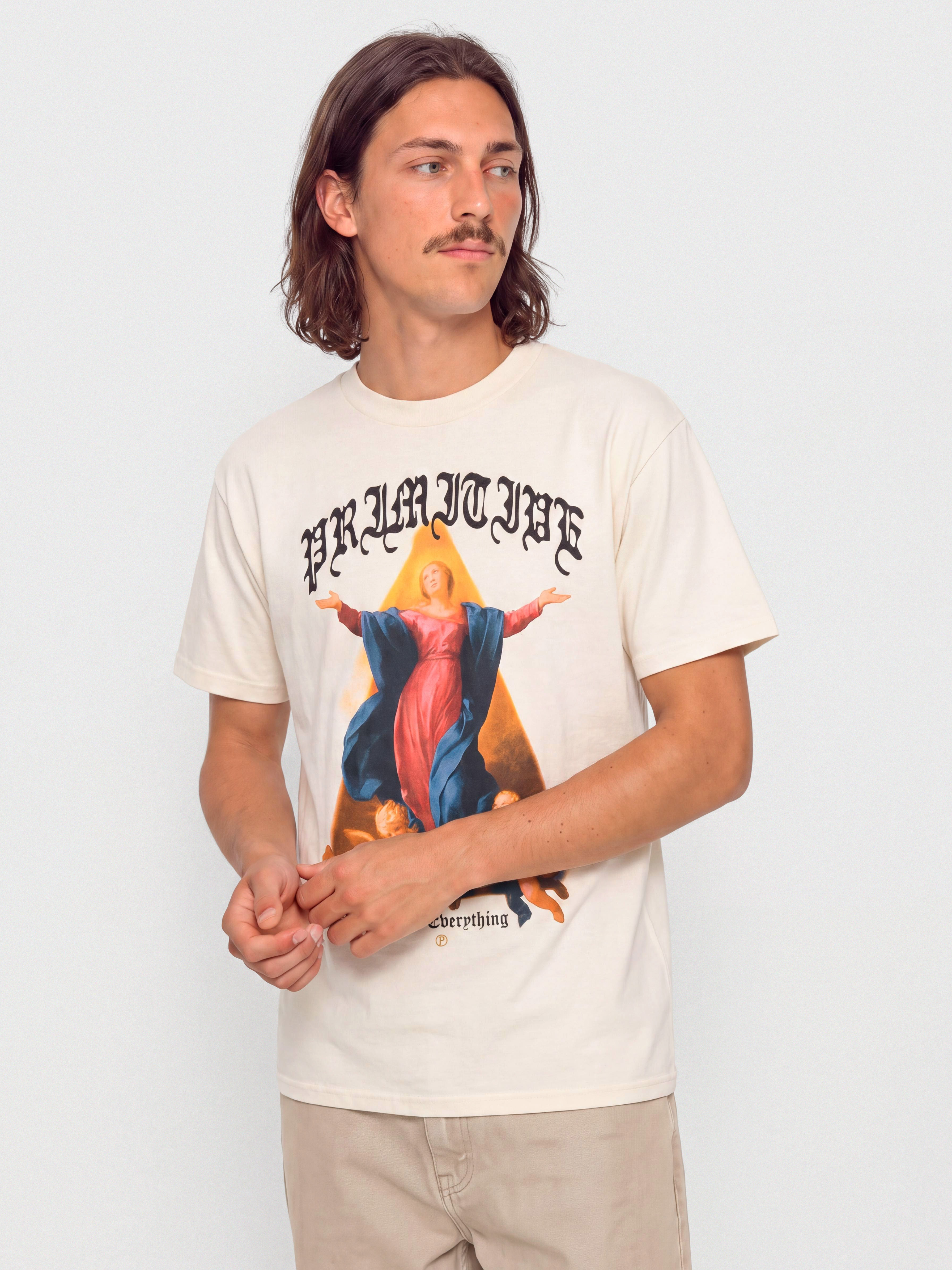 Tricou Primitive Prosper (cream)