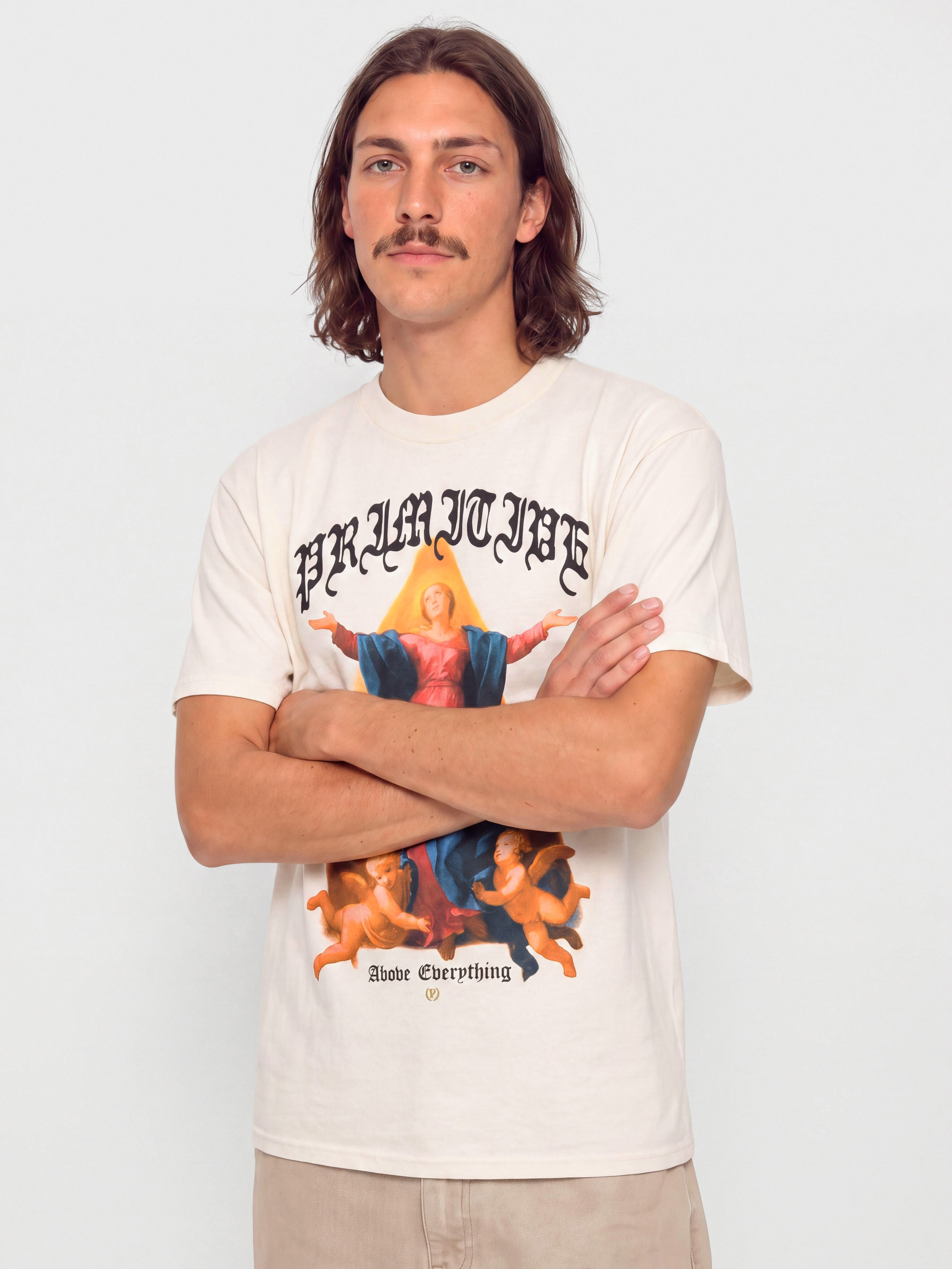 Tricou Primitive Prosper (cream)