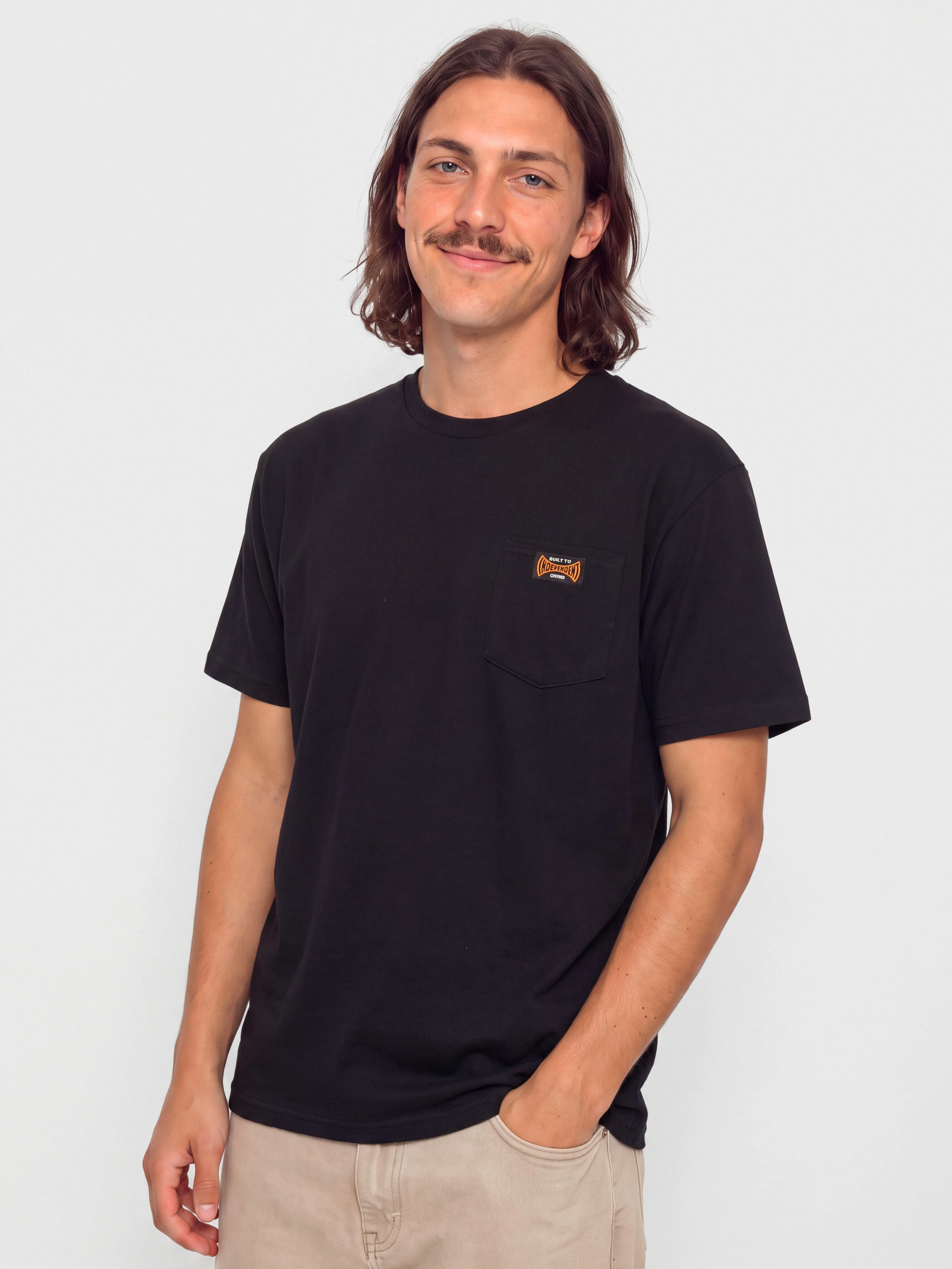 Tricou Independent Built To Grind Pocket (black)