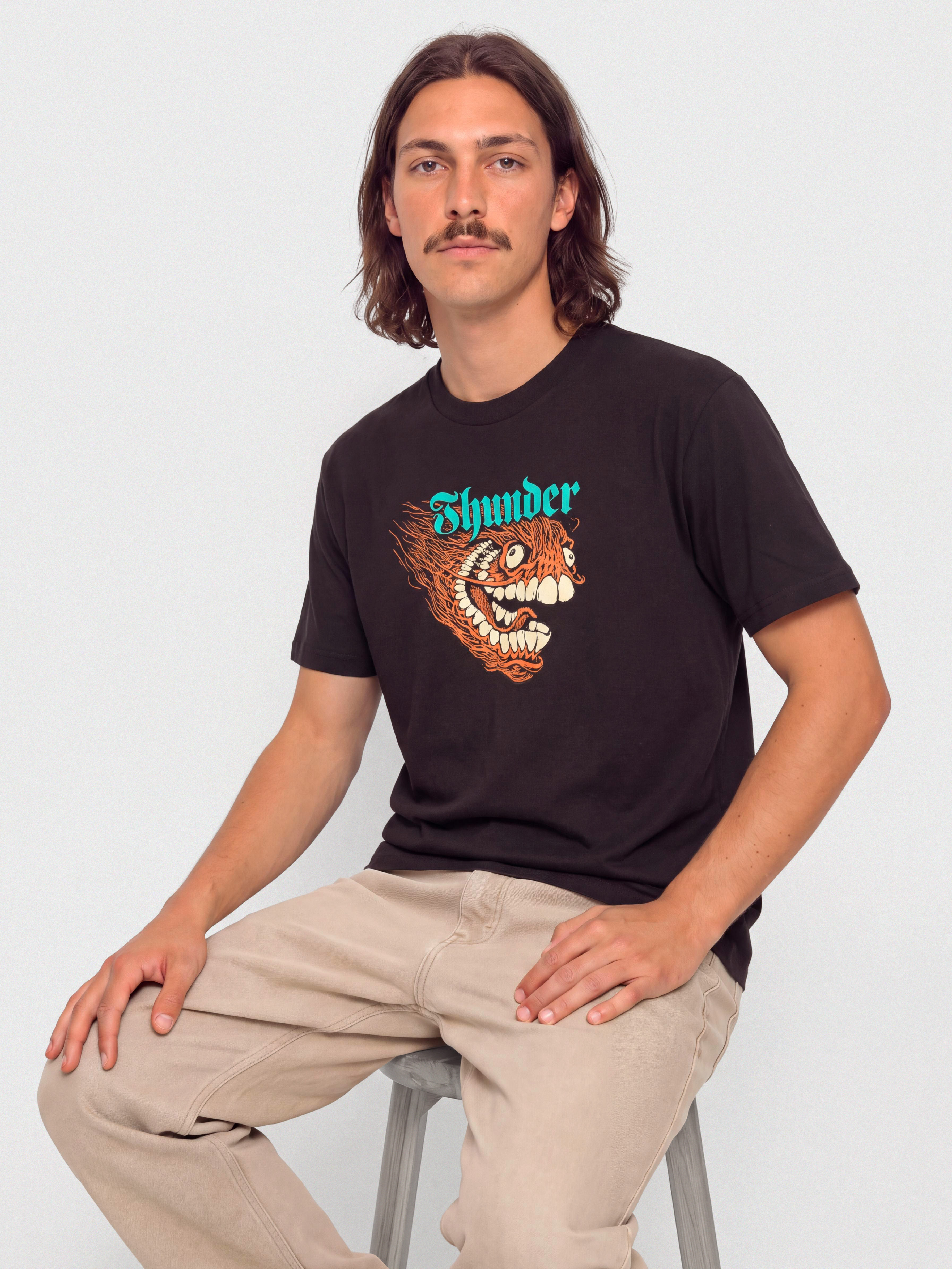 Tricou Thunder Screaming Grimple (black)