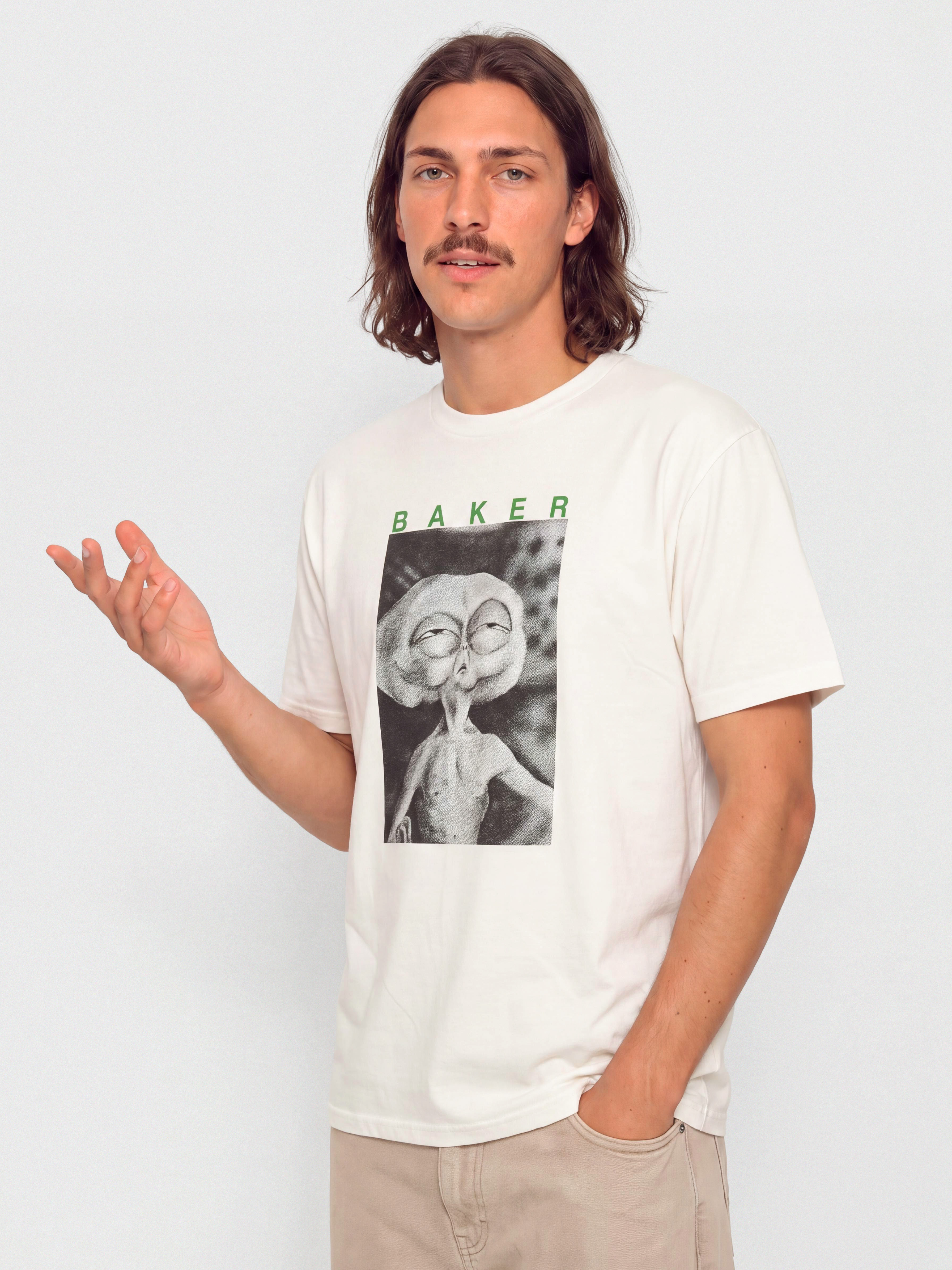Tricou Baker Block Busters (white)