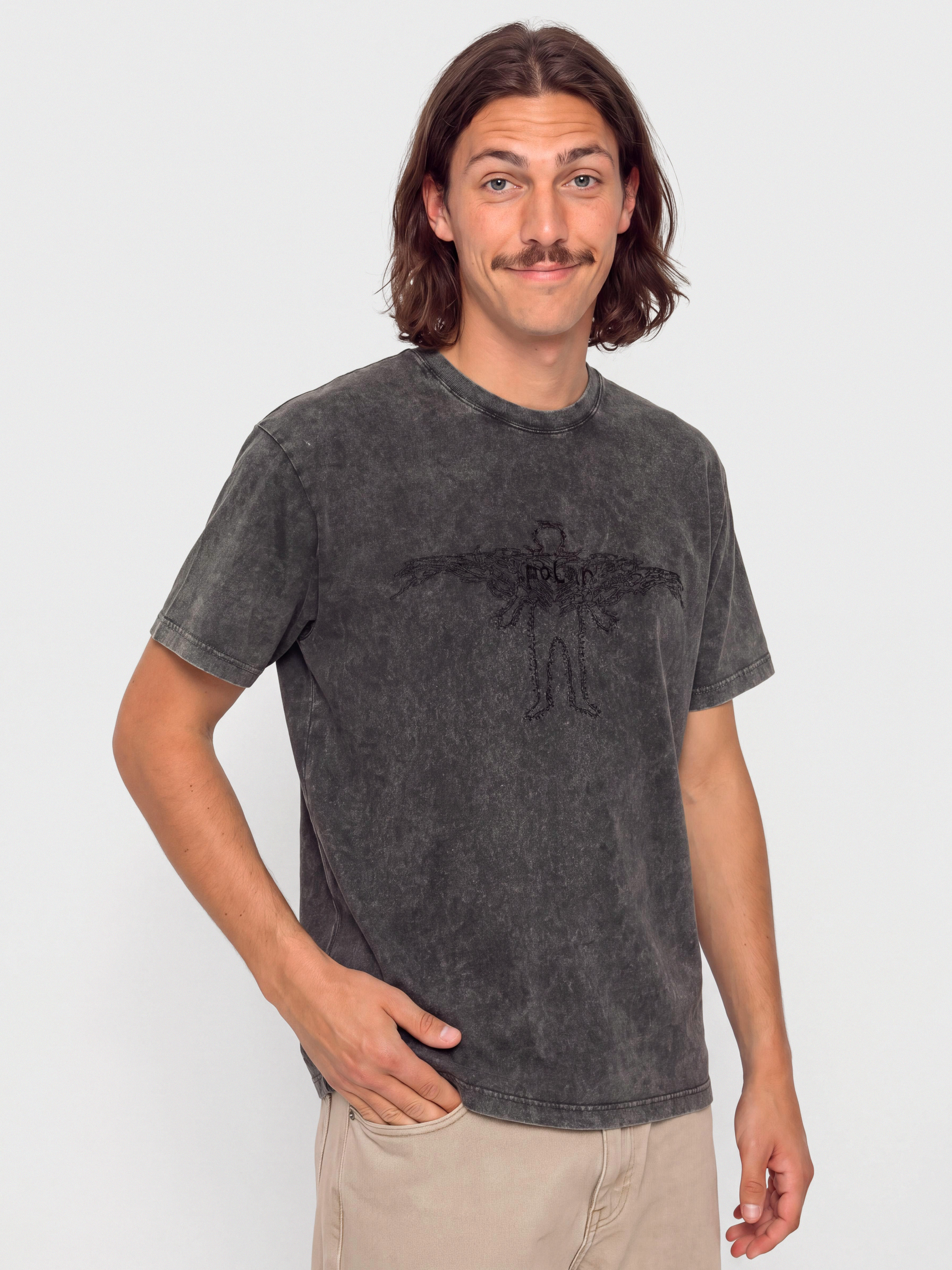Tricou Polar Skate Acid Soul (black)