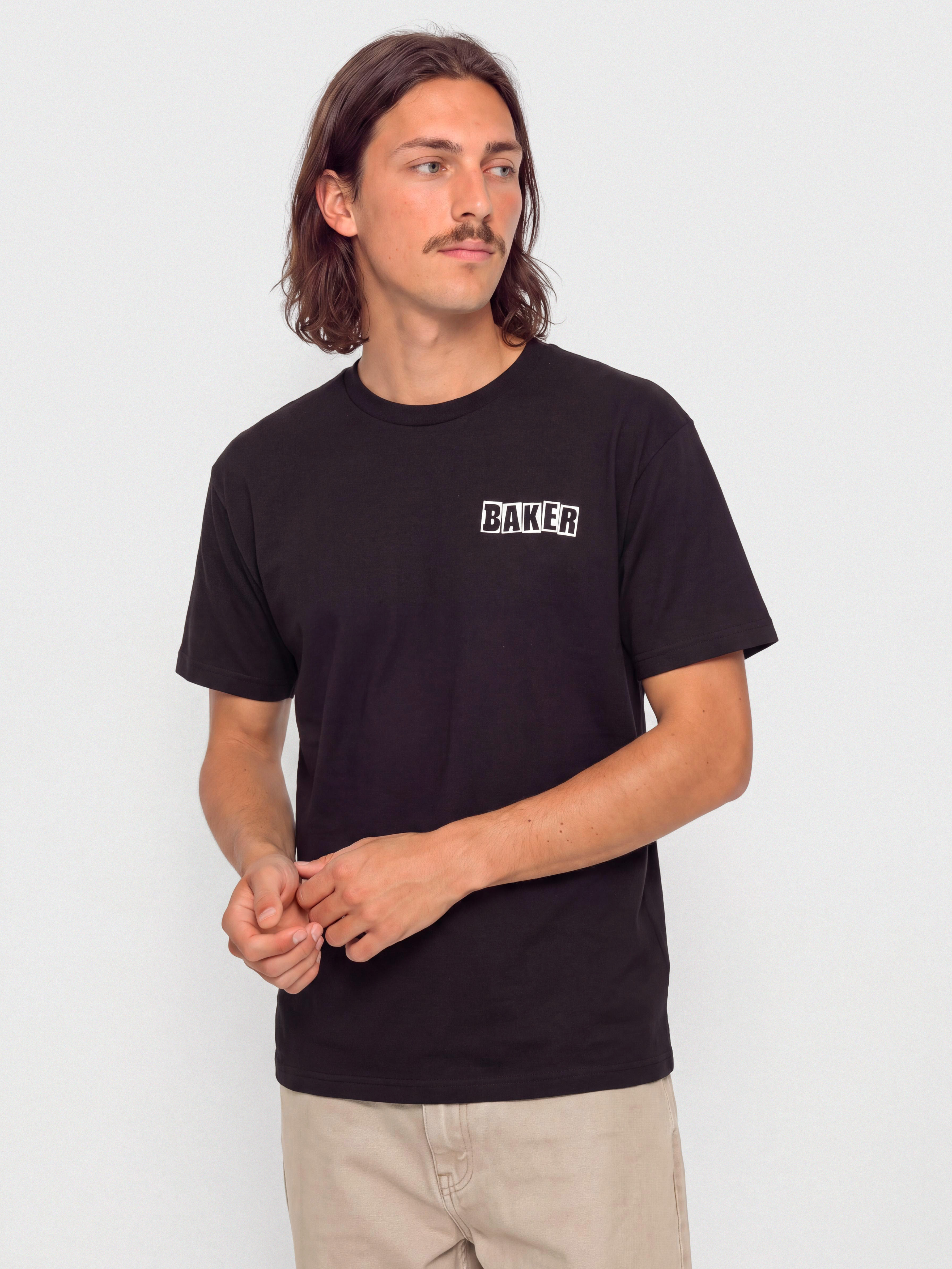 Tricou Baker Uno (black/white)
