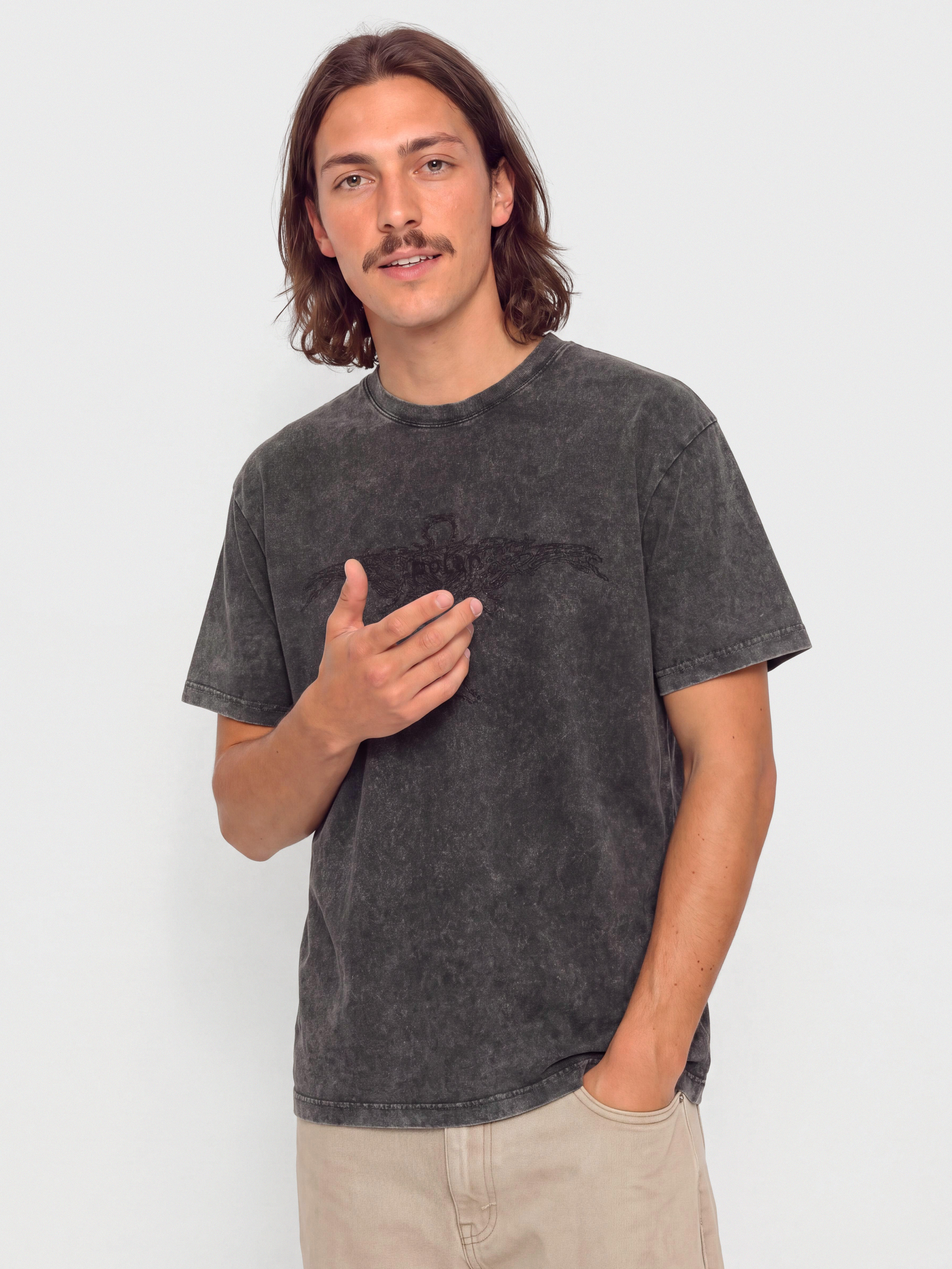 Tricou Polar Skate Acid Soul (black)
