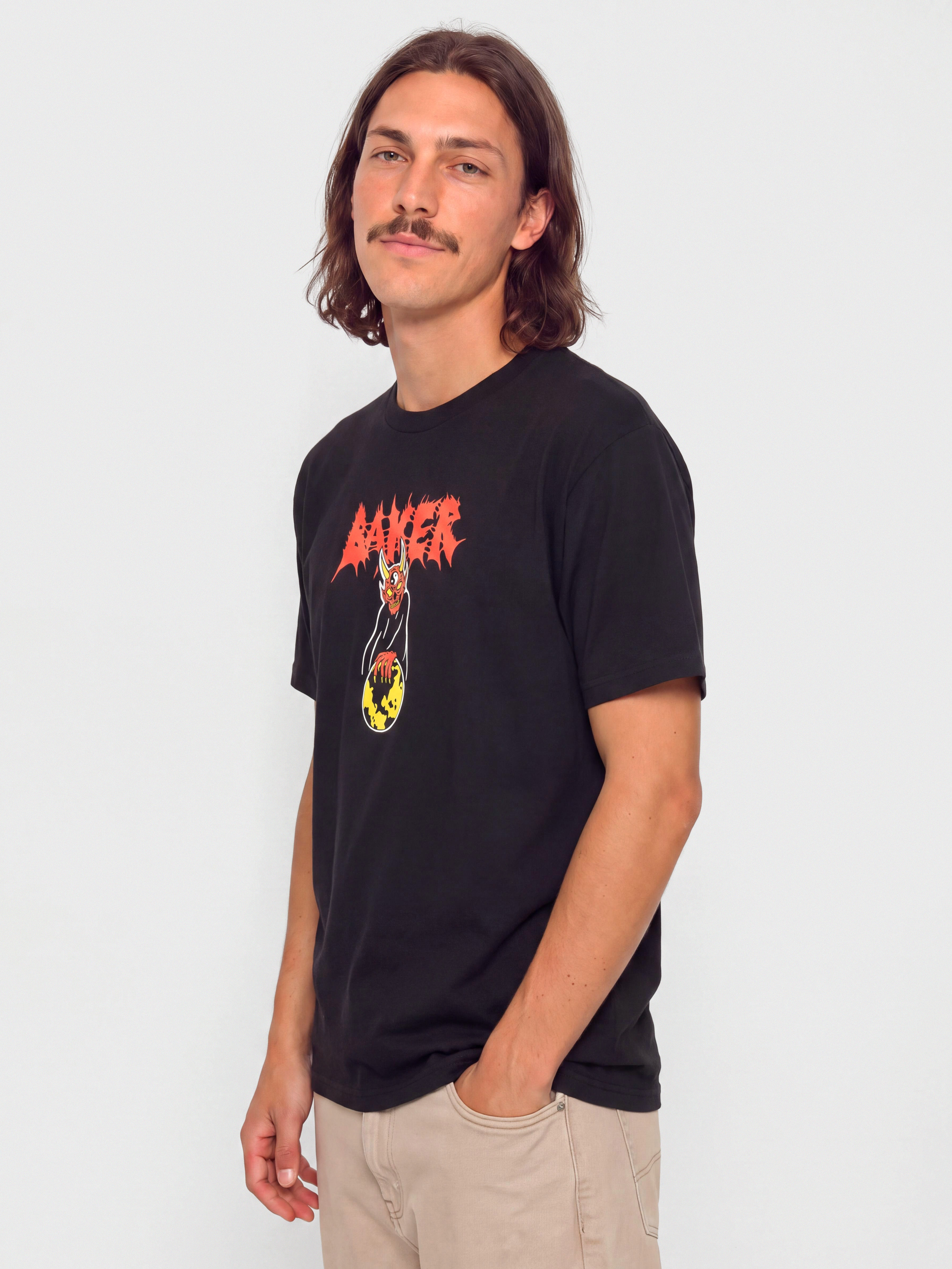 Tricou Baker World Control (black)