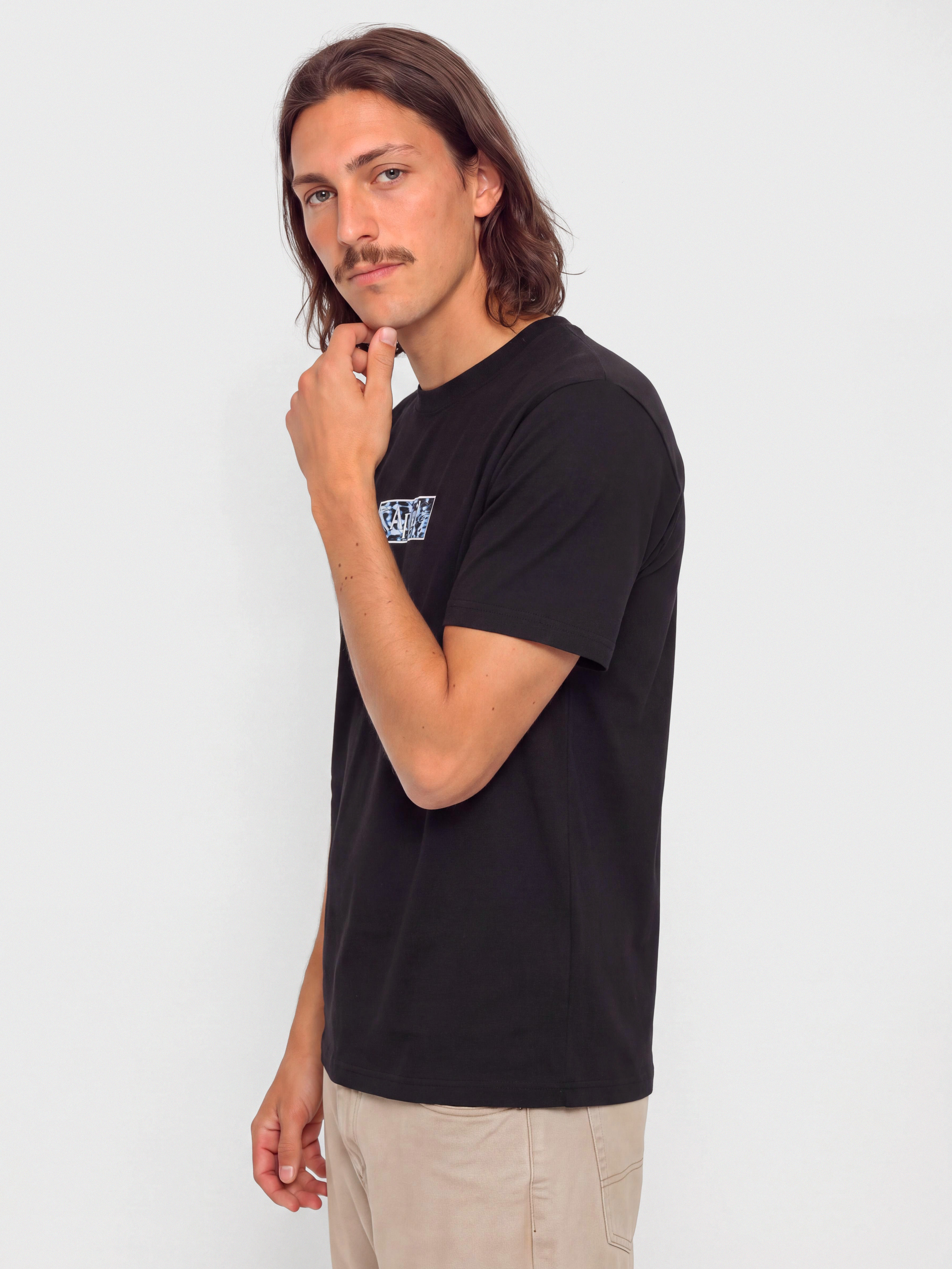 Tricou April Skateboards Liquid (black)