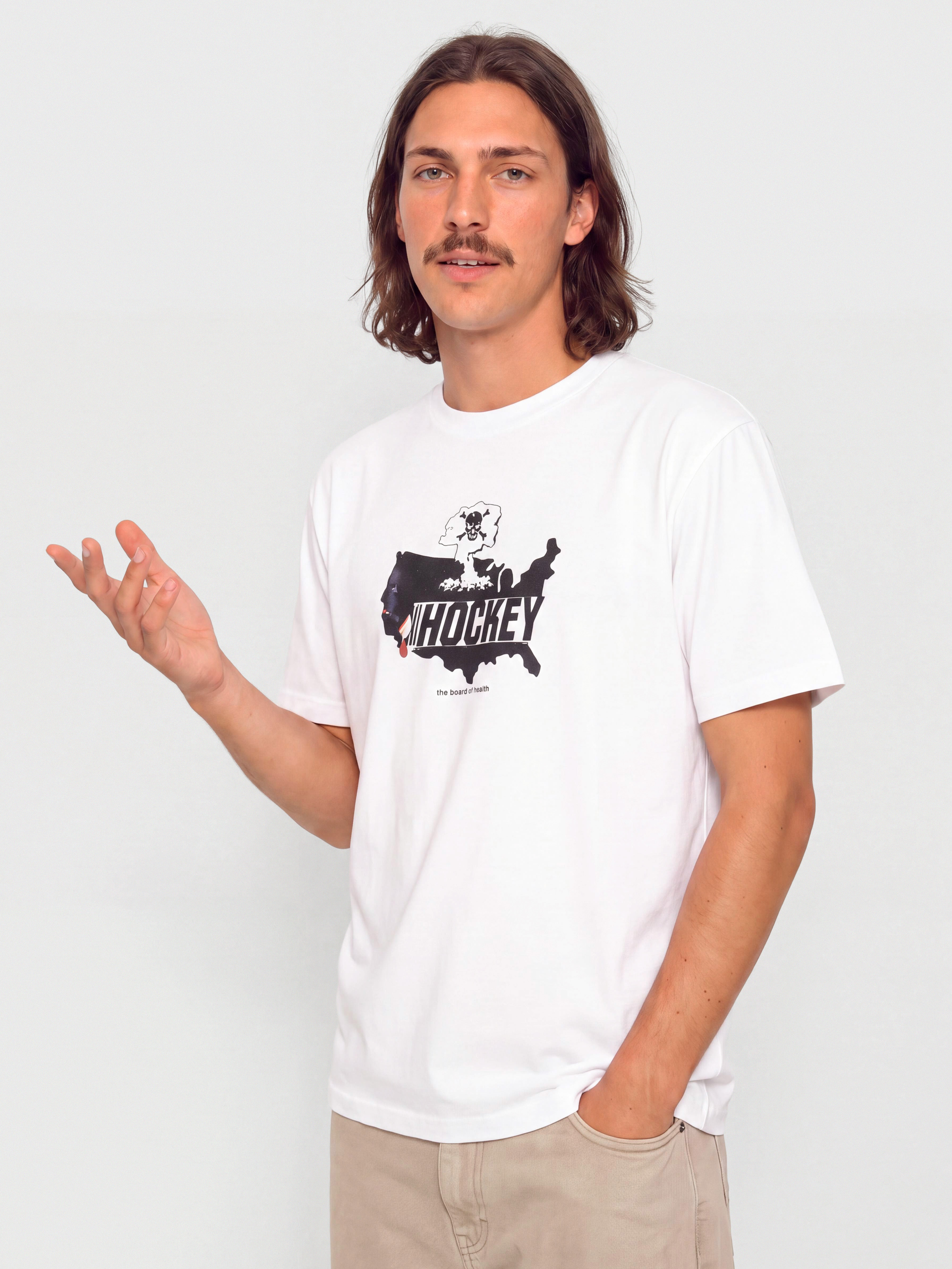 Tricou Hockey Board of Health (white)