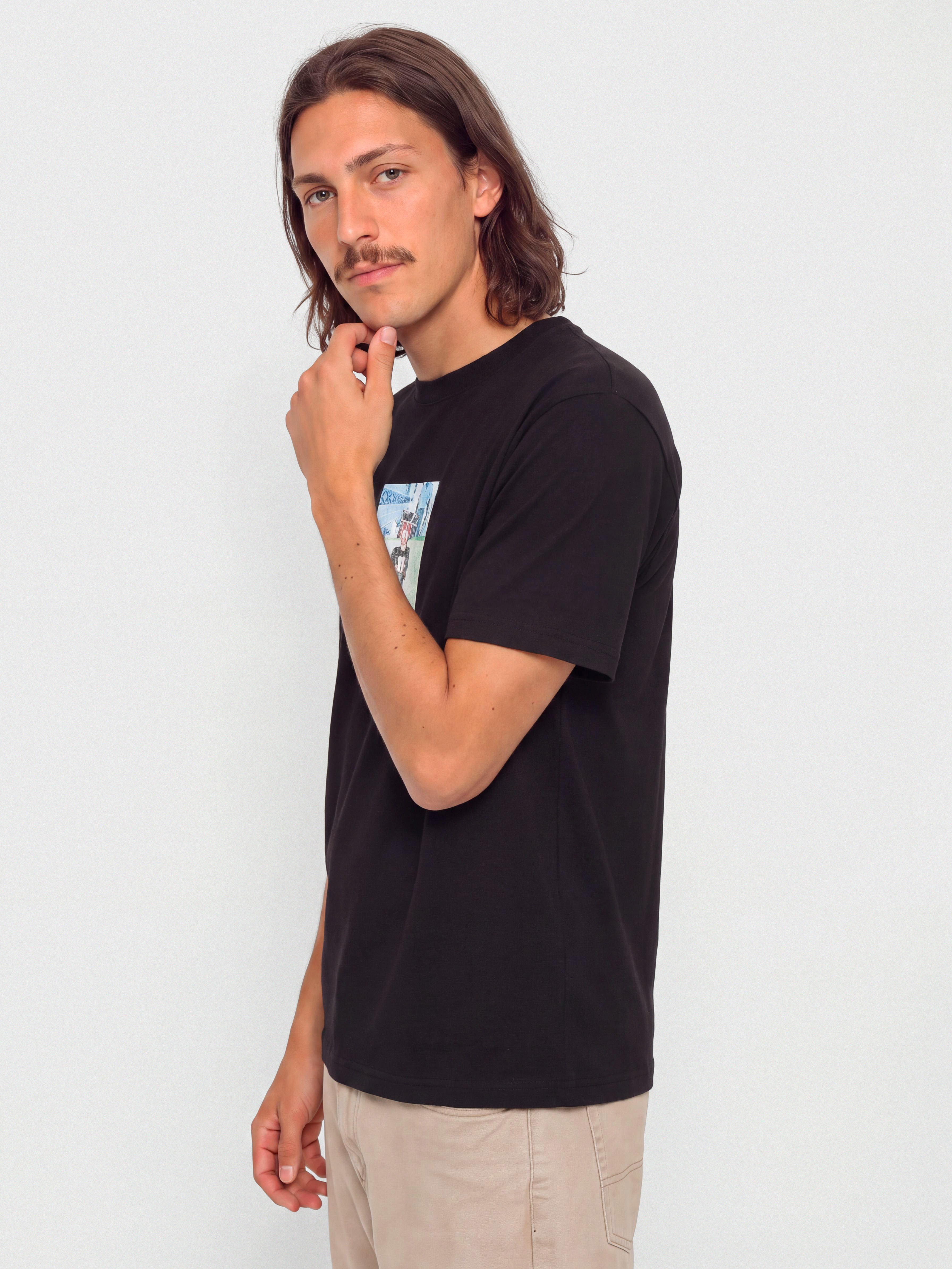 Tricou Polar Skate Jeans Teeth (black)